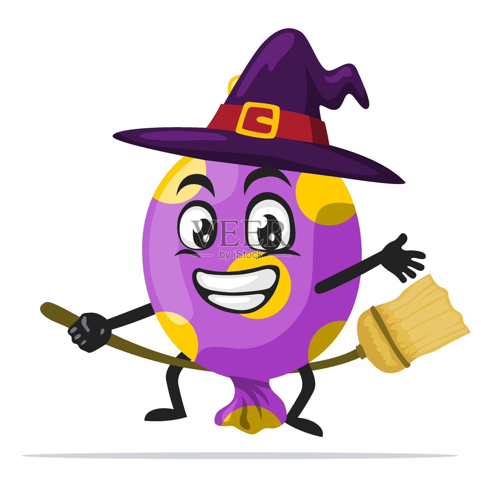 矢量插图的糖果吉祥物或角色插画图片素材