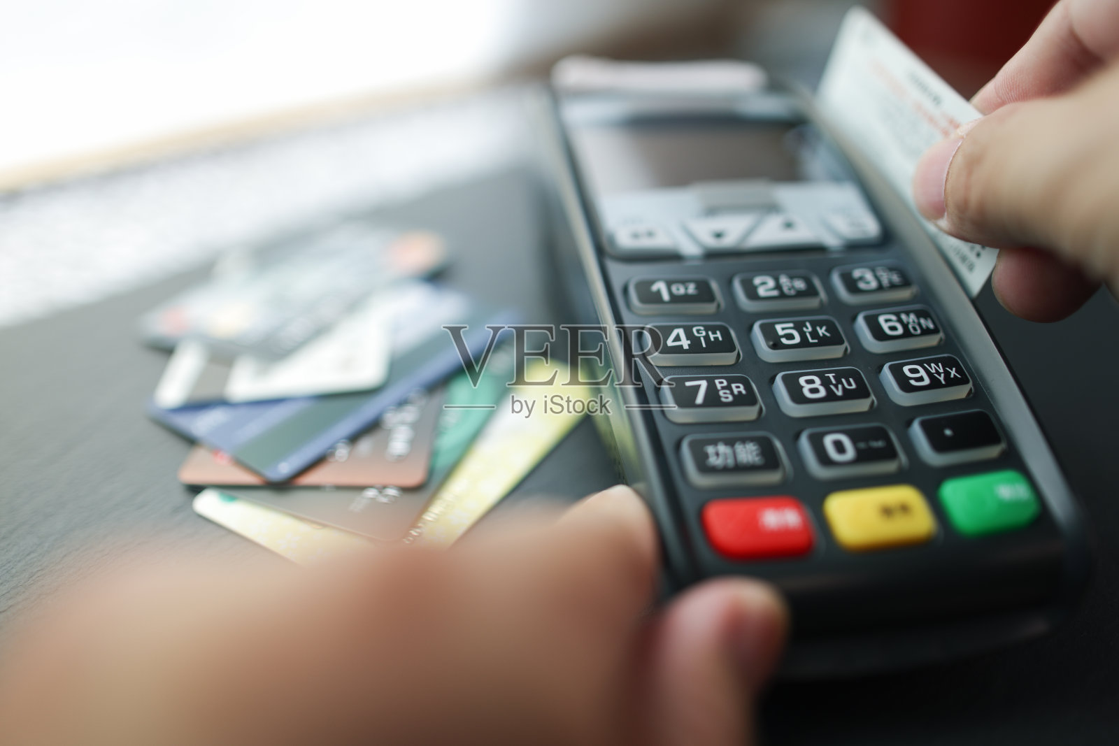 信用卡支付照片摄影图片