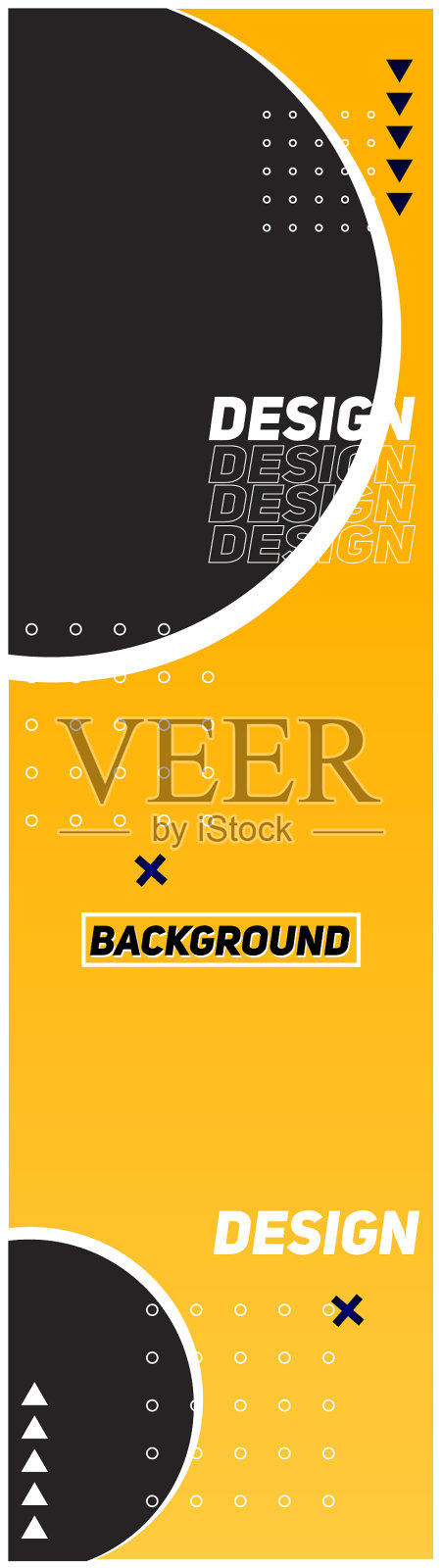 抽象的现代横幅背景设计模板插画图片素材