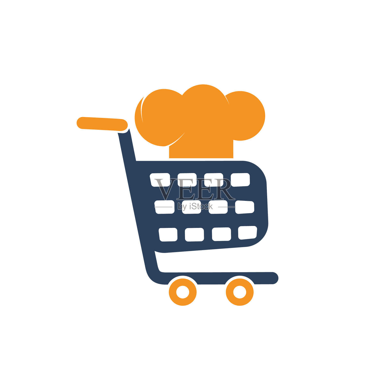 厨师购物标志设计设计元素图片