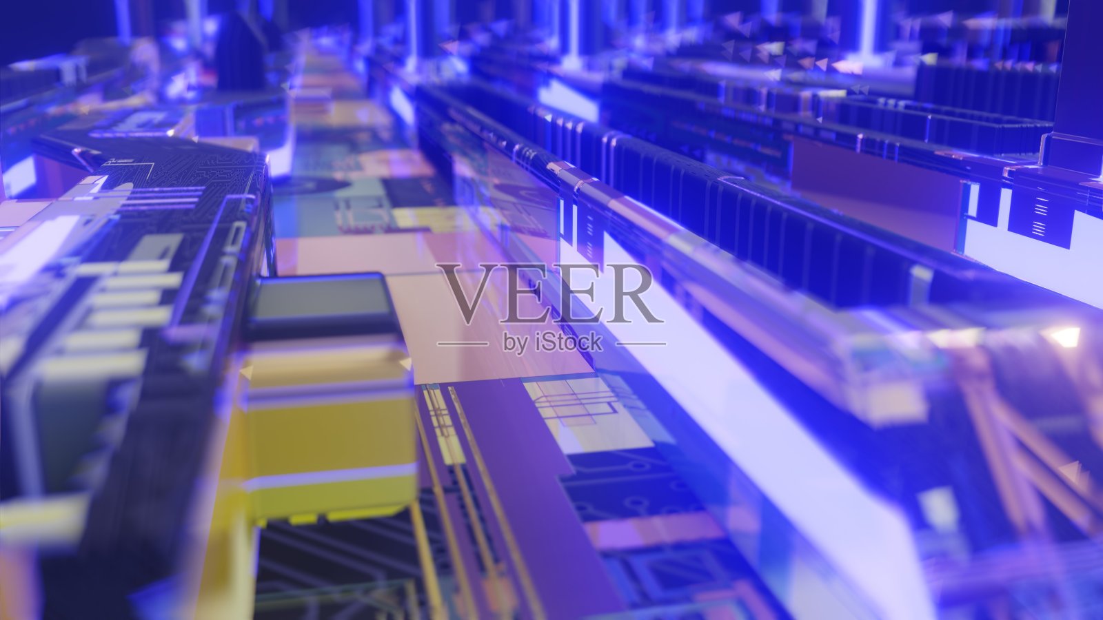 智能合约与数字技术概念照片摄影图片