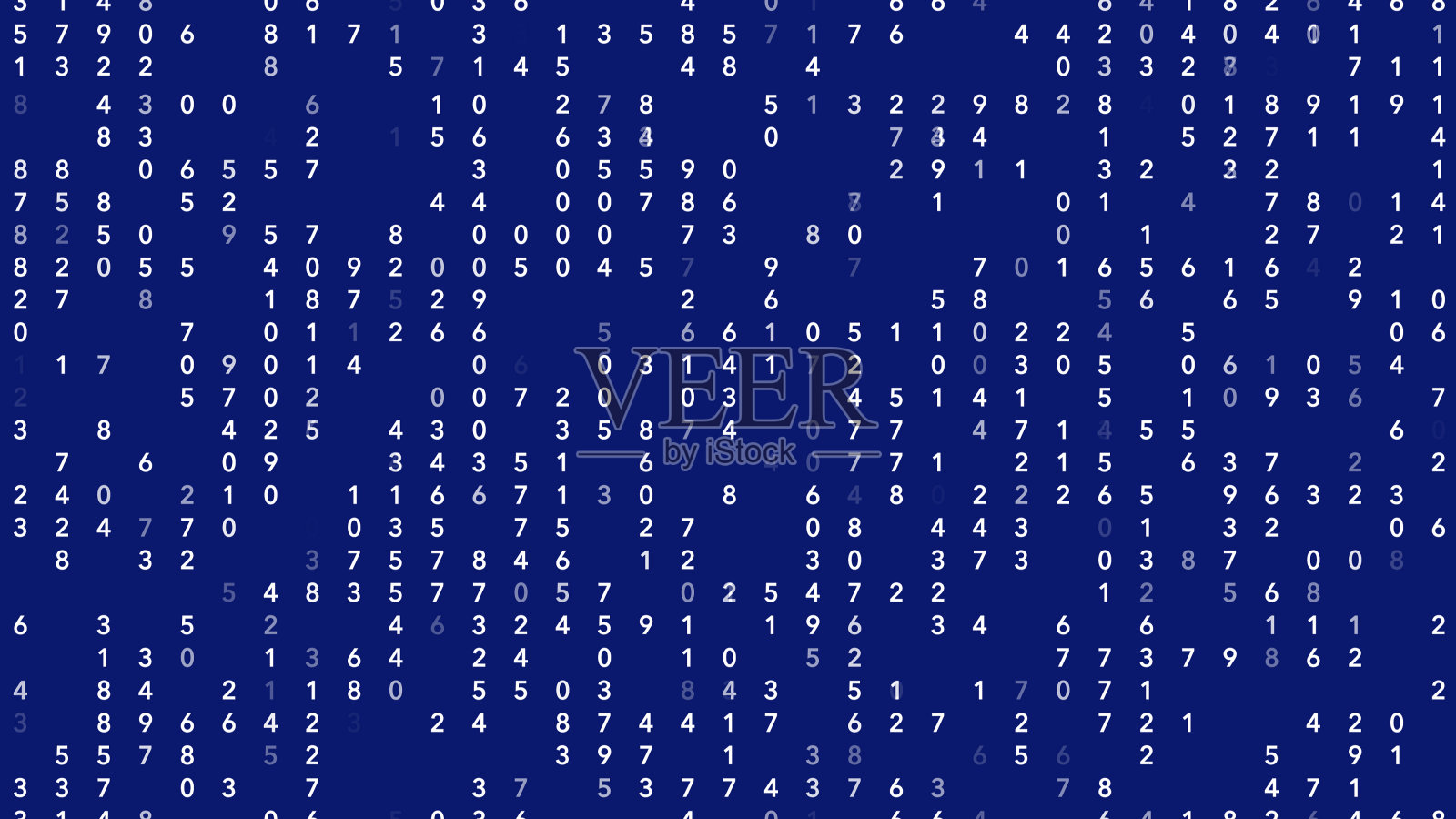 改变数字在蓝色背景的3d插图。照片摄影图片