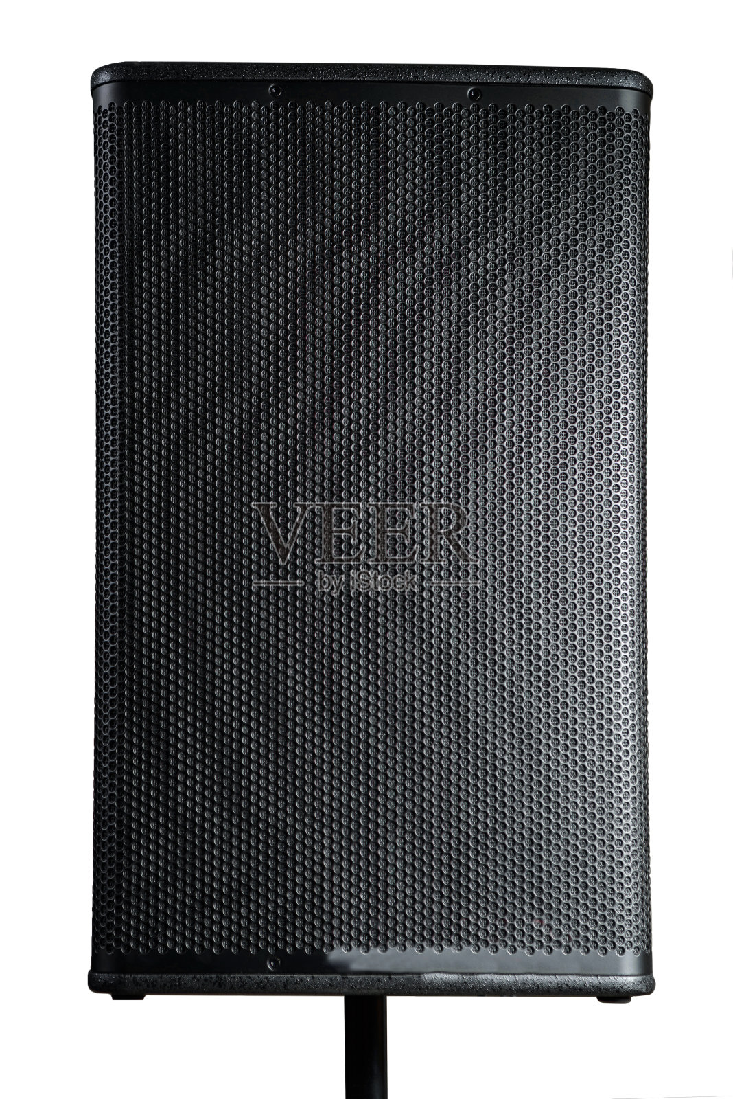 声音柱被隔离在白色上照片摄影图片