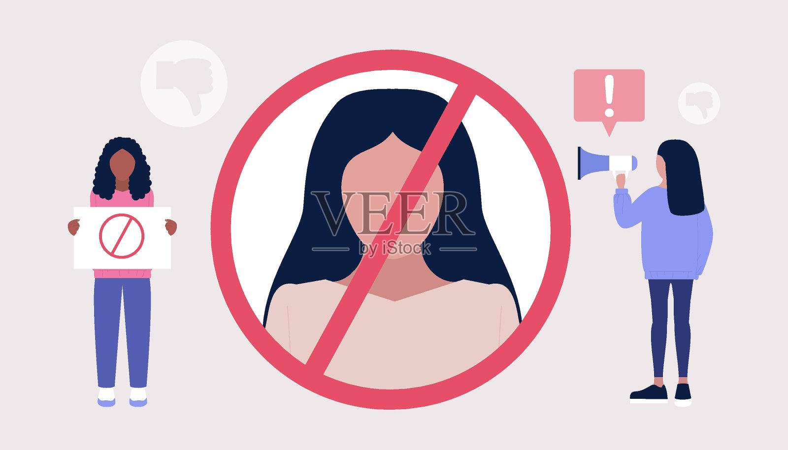 取消文化插画图片素材