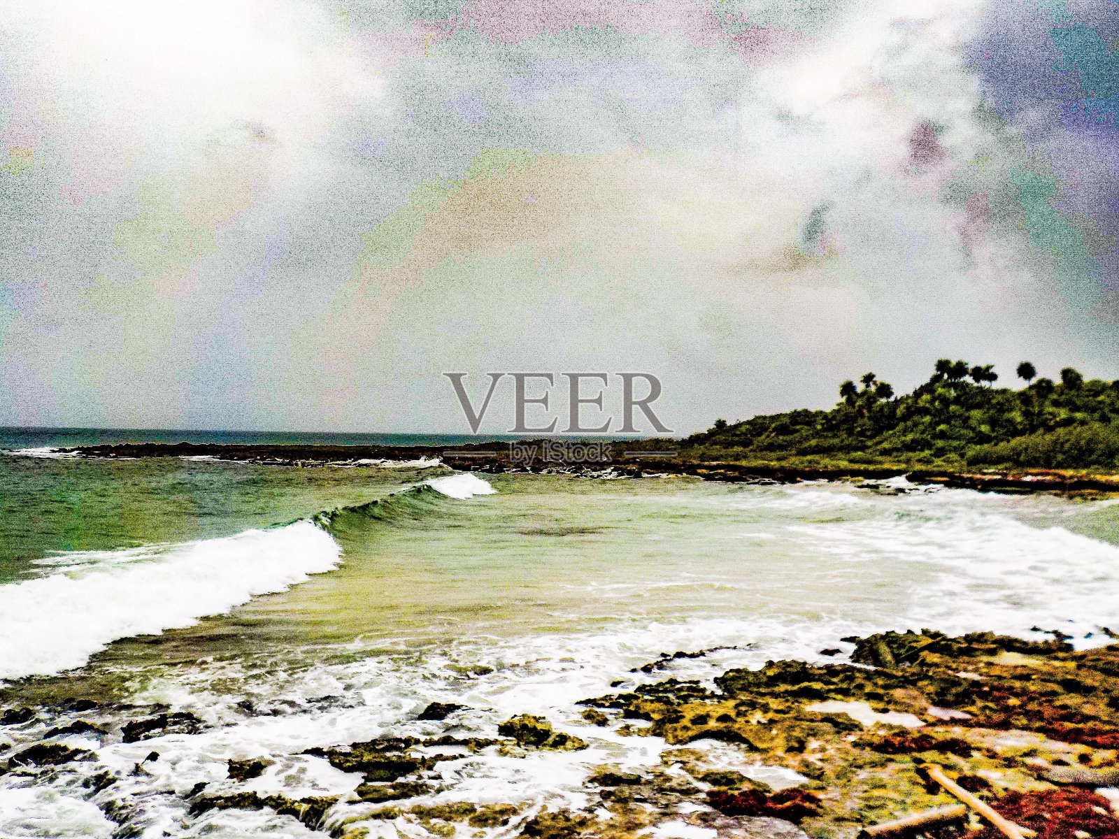 海浪照片摄影图片