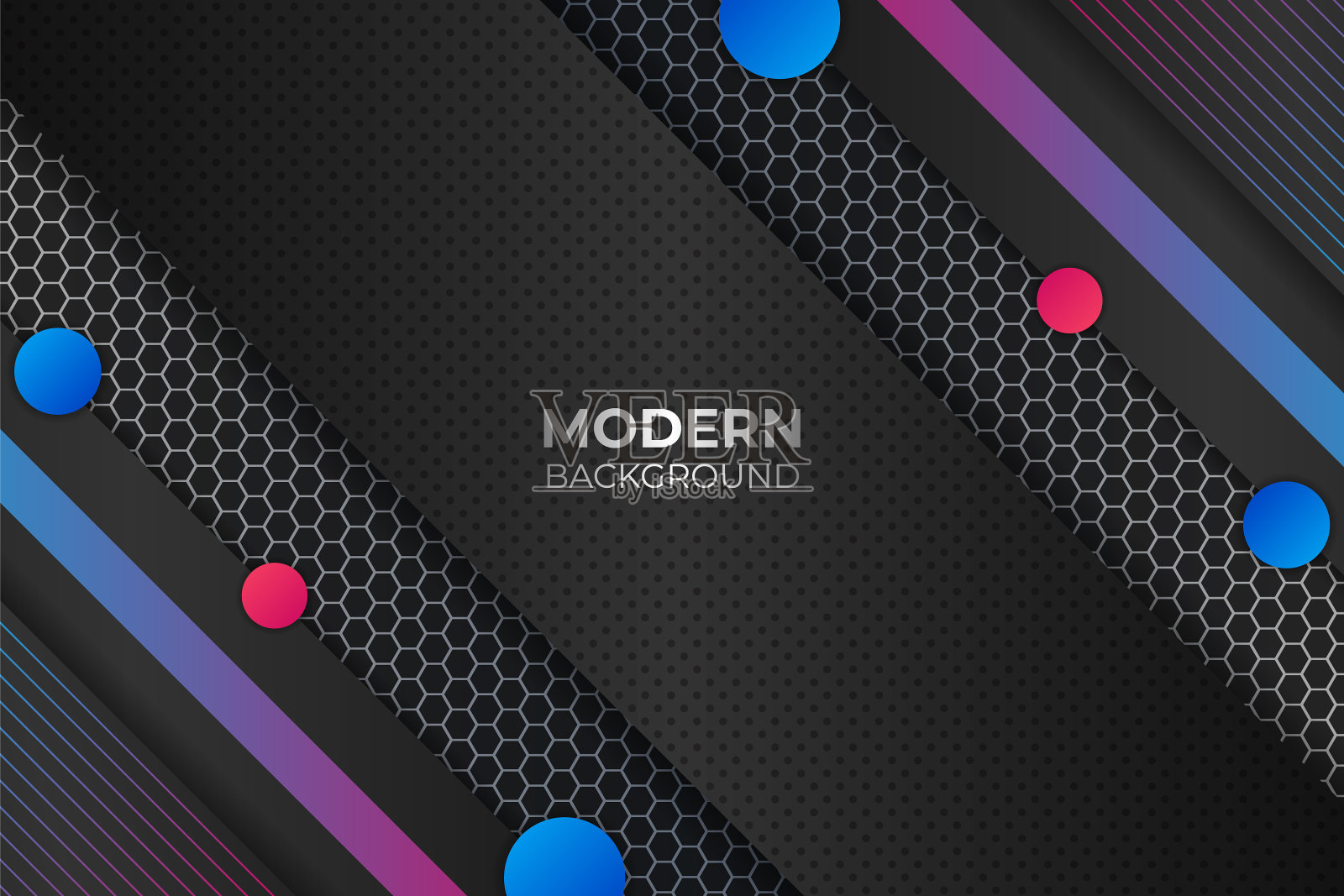 现代对角线用蓝色和粉色作底色插画图片素材