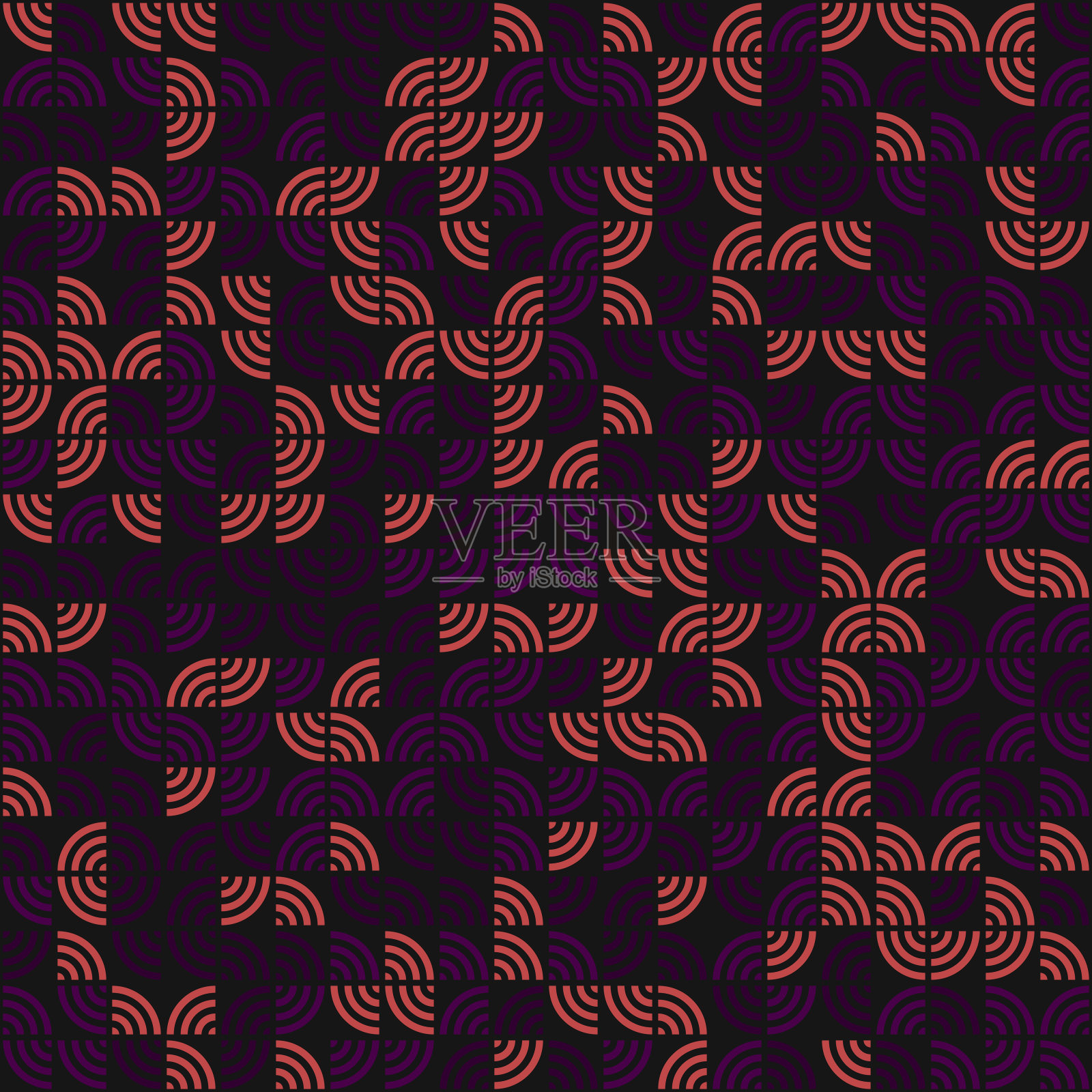 抽象几何图案生成计算艺术插图插画图片素材