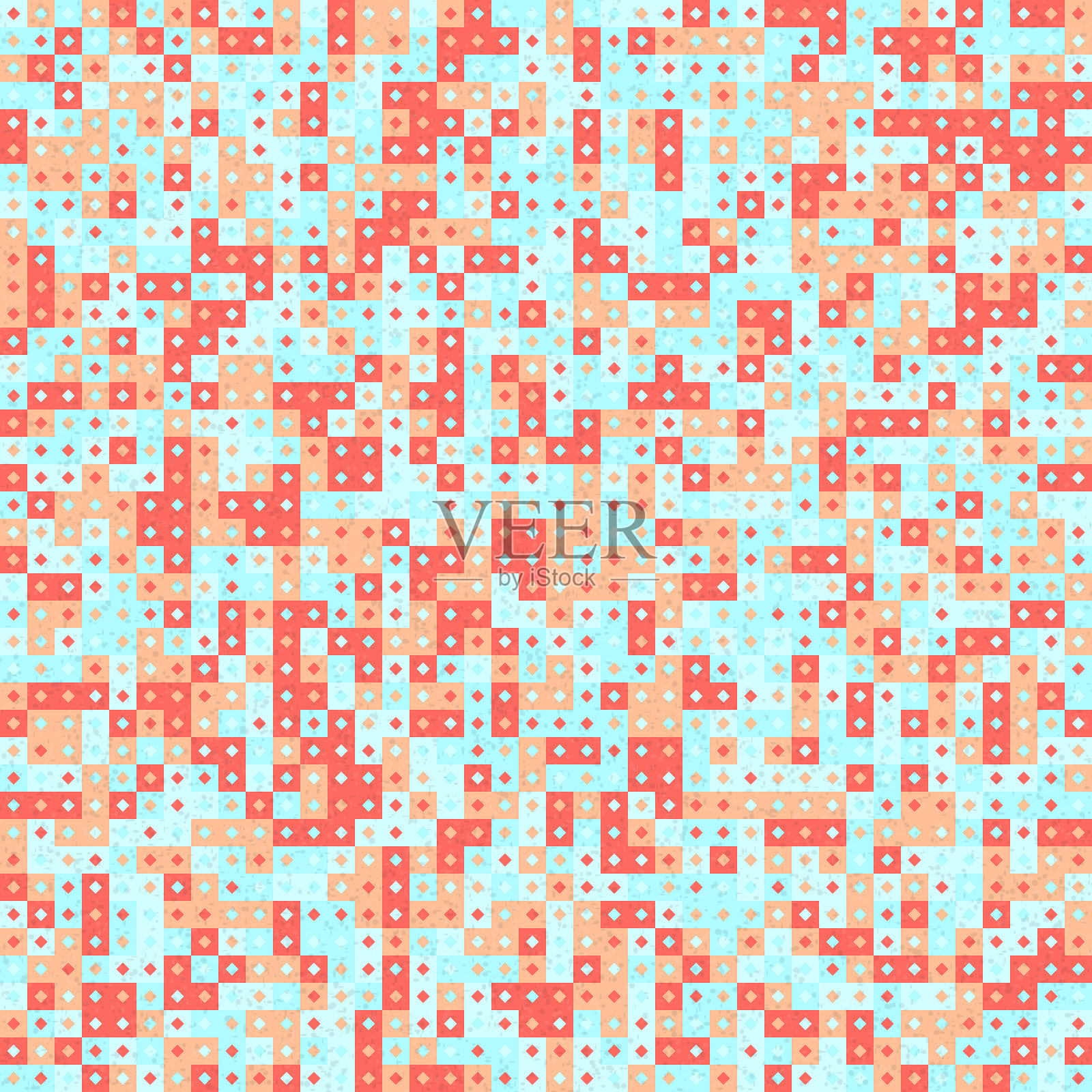 抽象几何图案生成计算艺术插图插画图片素材