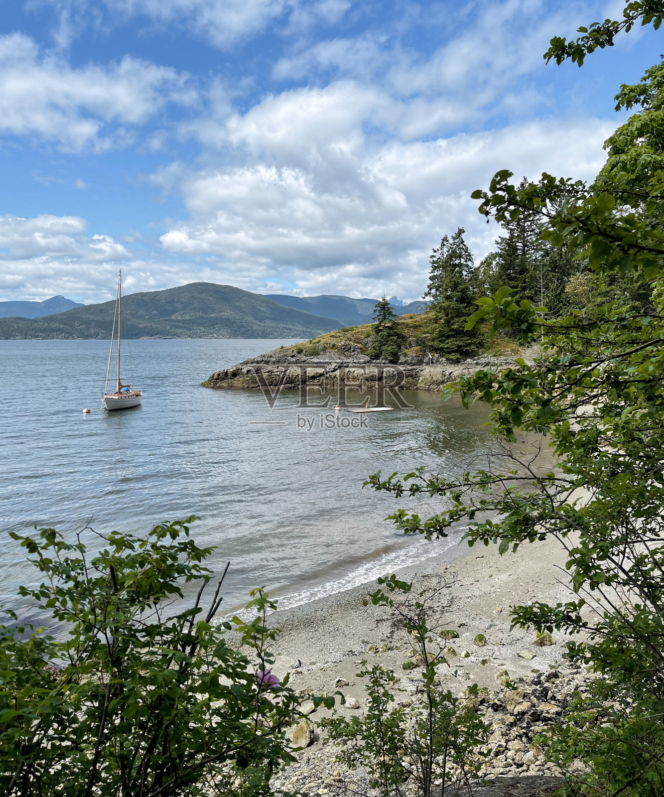 隐蔽的沿海海滩照片摄影图片