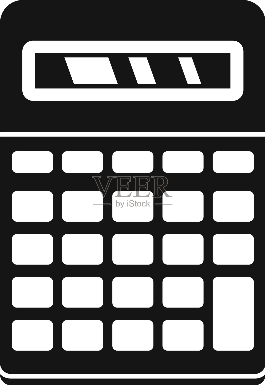 学校计算器图标风格简单图标素材