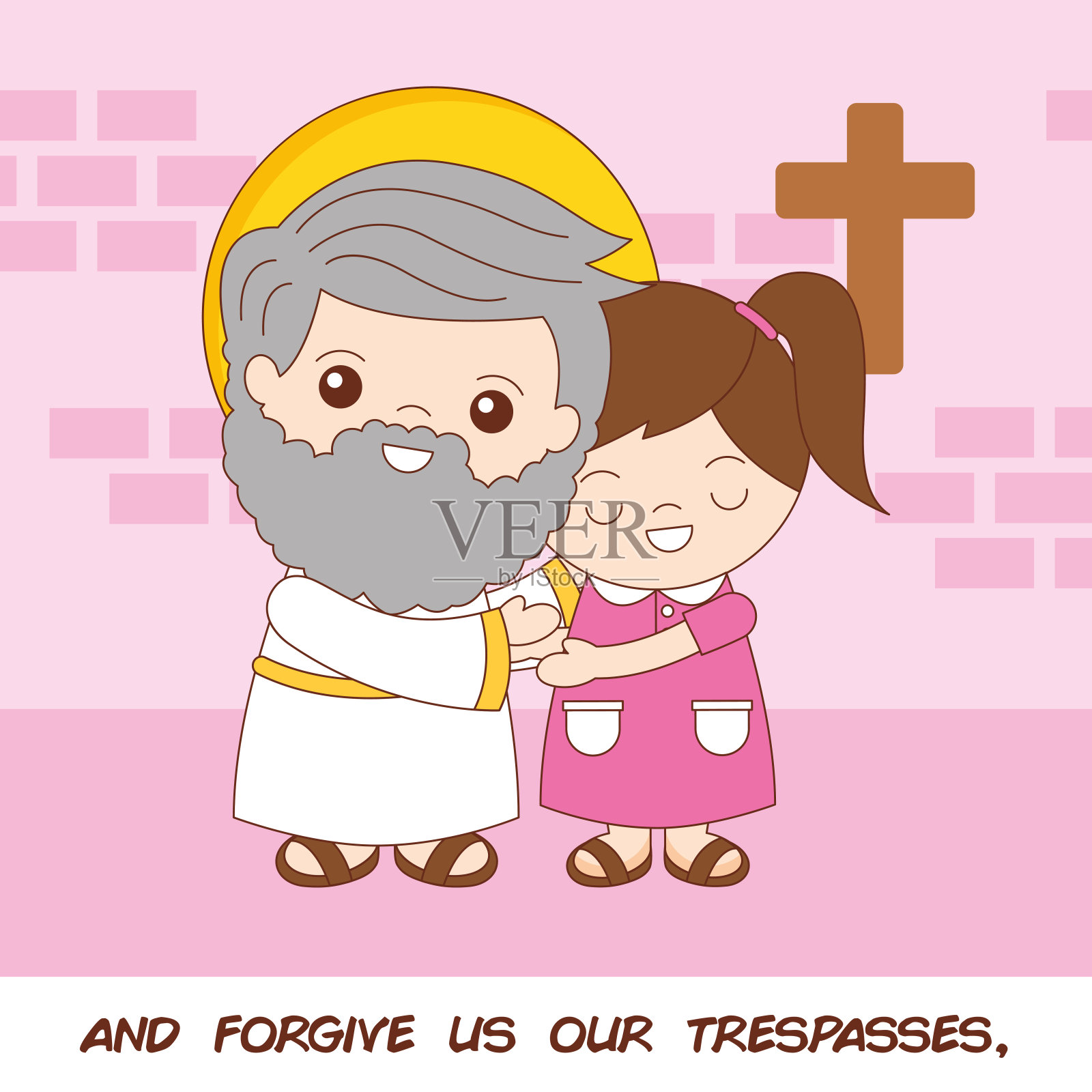 我们fatherprayer设计元素图片