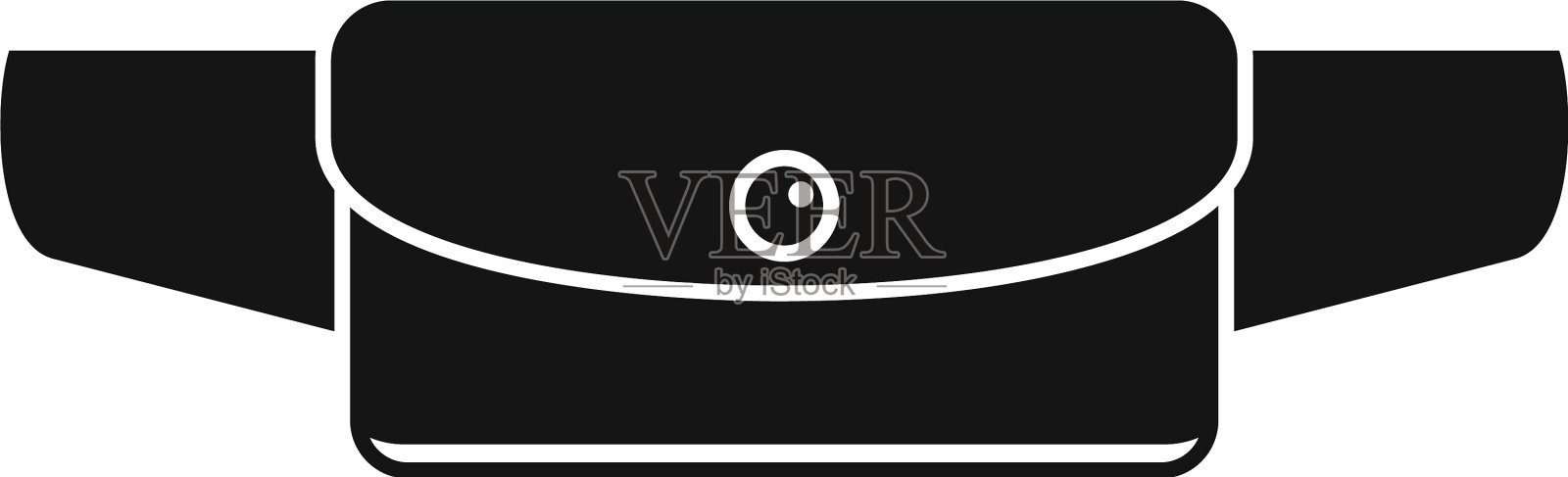 腰包配饰图标简约风格设计元素图片