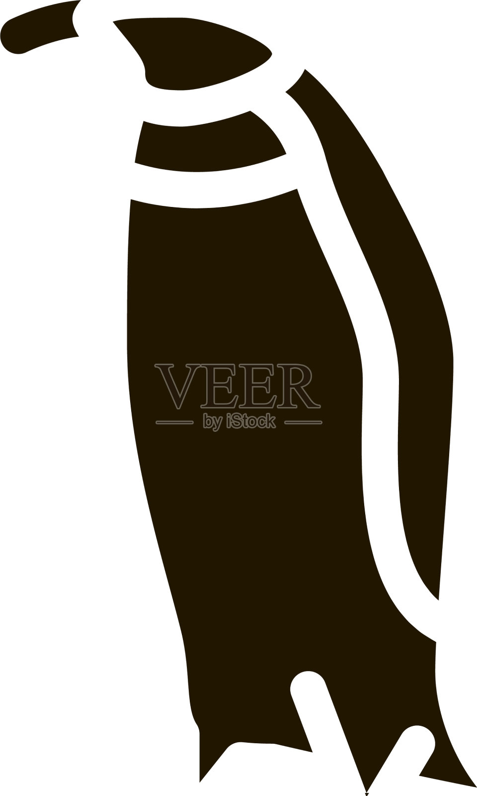 企鹅鸟图标符号设计元素图片