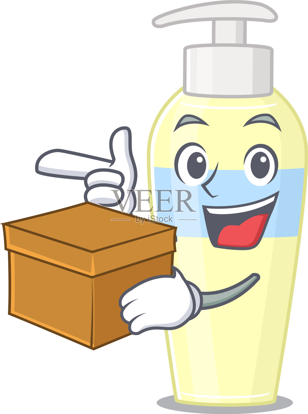 一个欢快的血清卡通设计理念设计元素图片