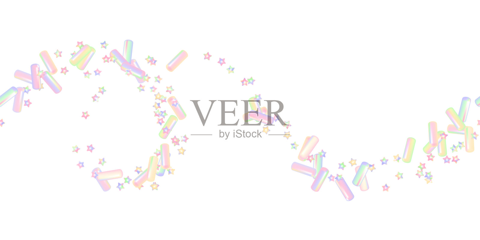 在白色背景上撒粒插画图片素材