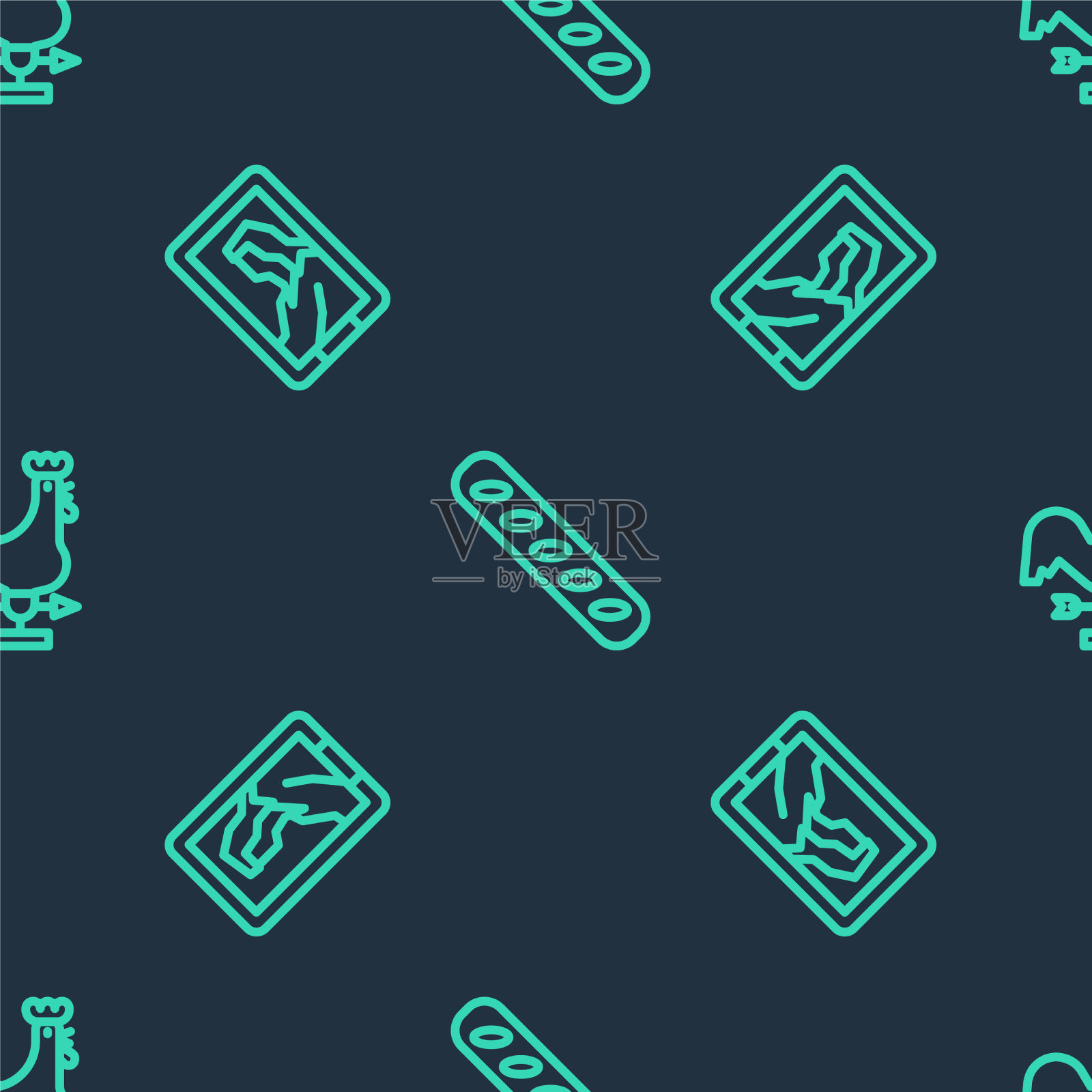 在博物馆里摆列法式长棍面包肖像图标素材