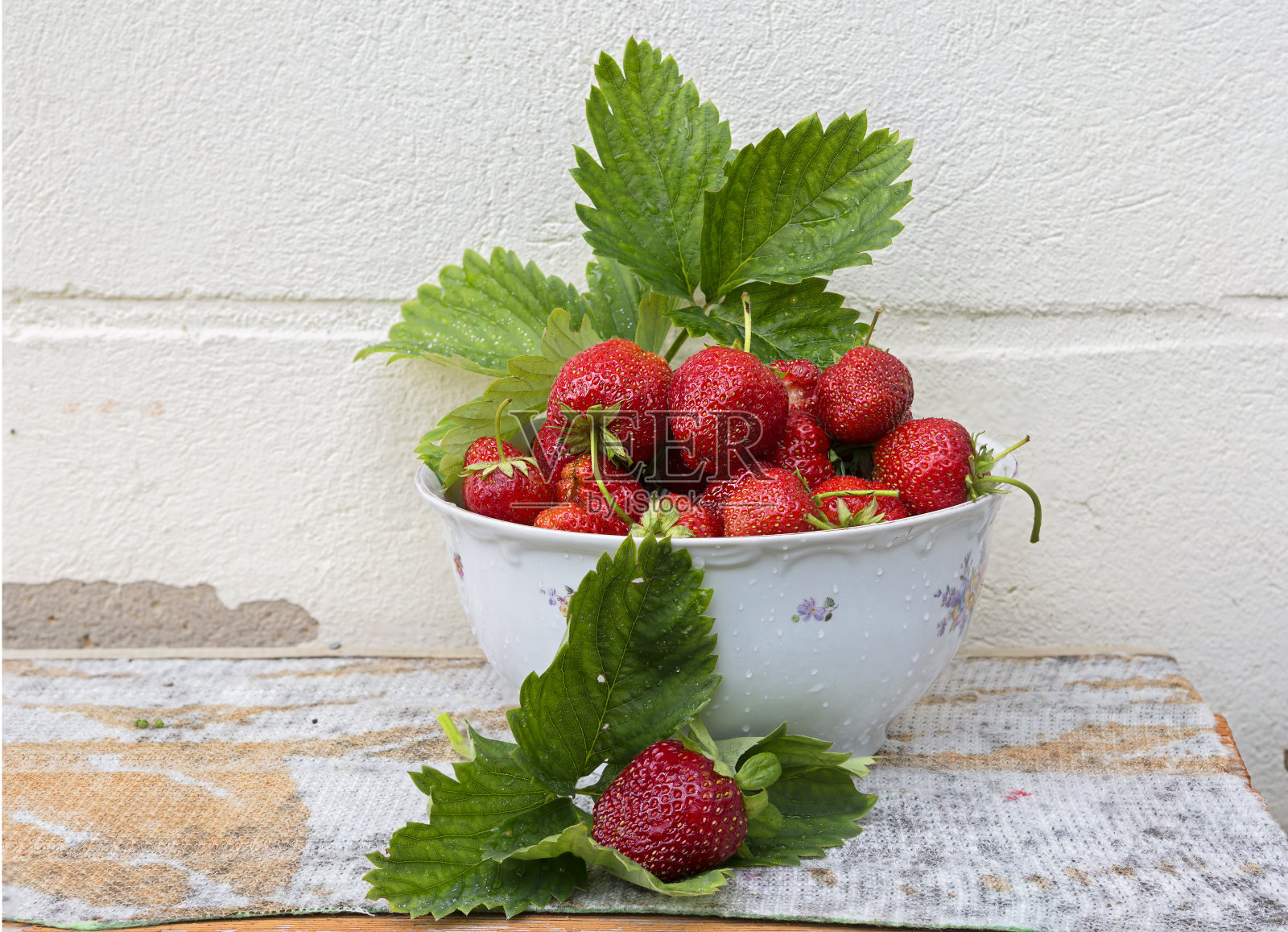 草莓。照片摄影图片