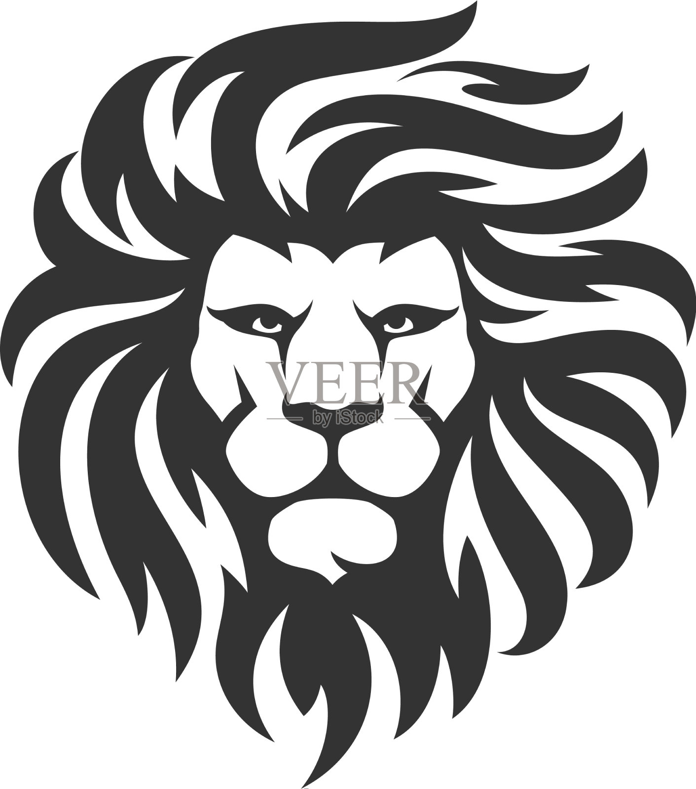 狮头标志设计模板设计元素图片