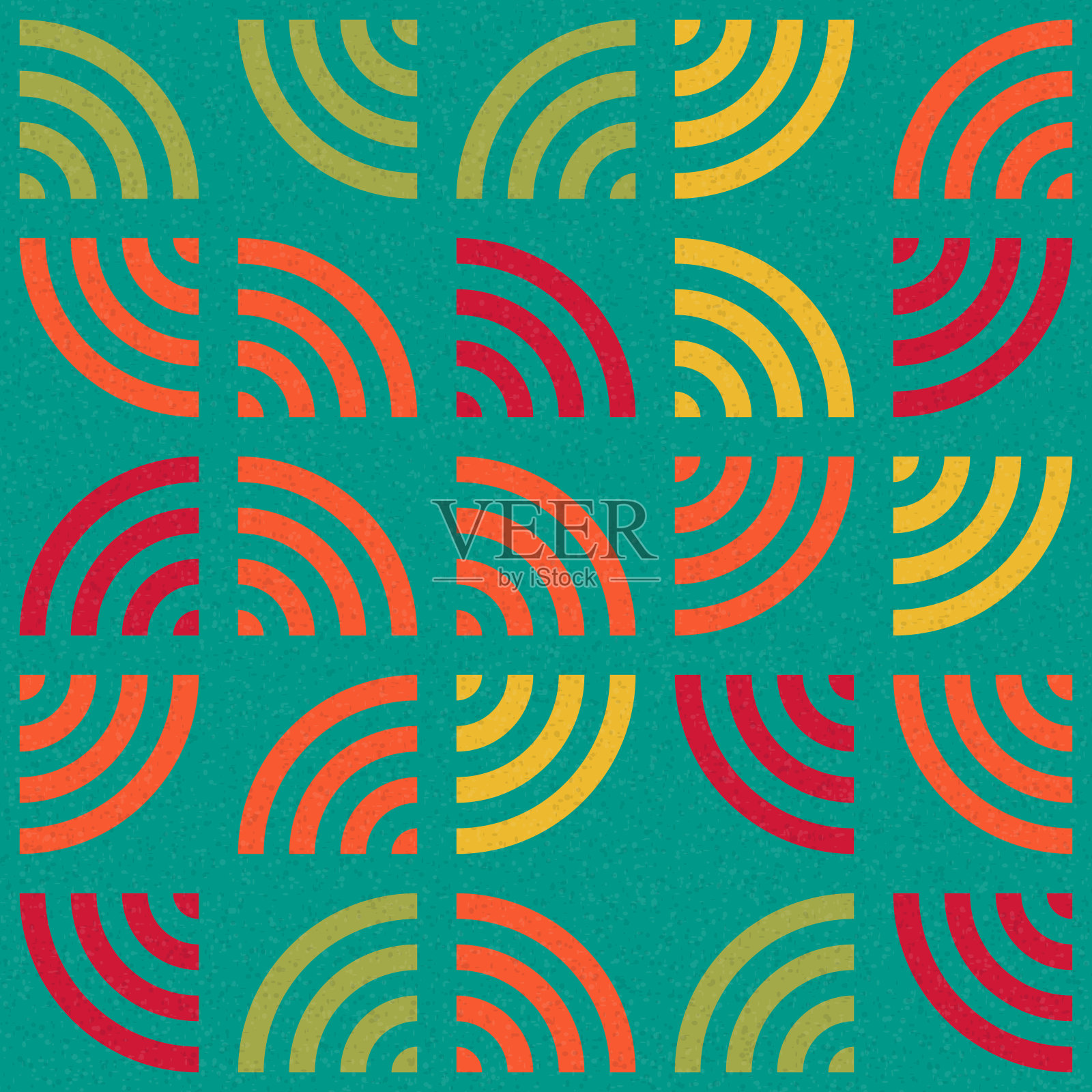 抽象几何图案生成计算艺术插图插画图片素材