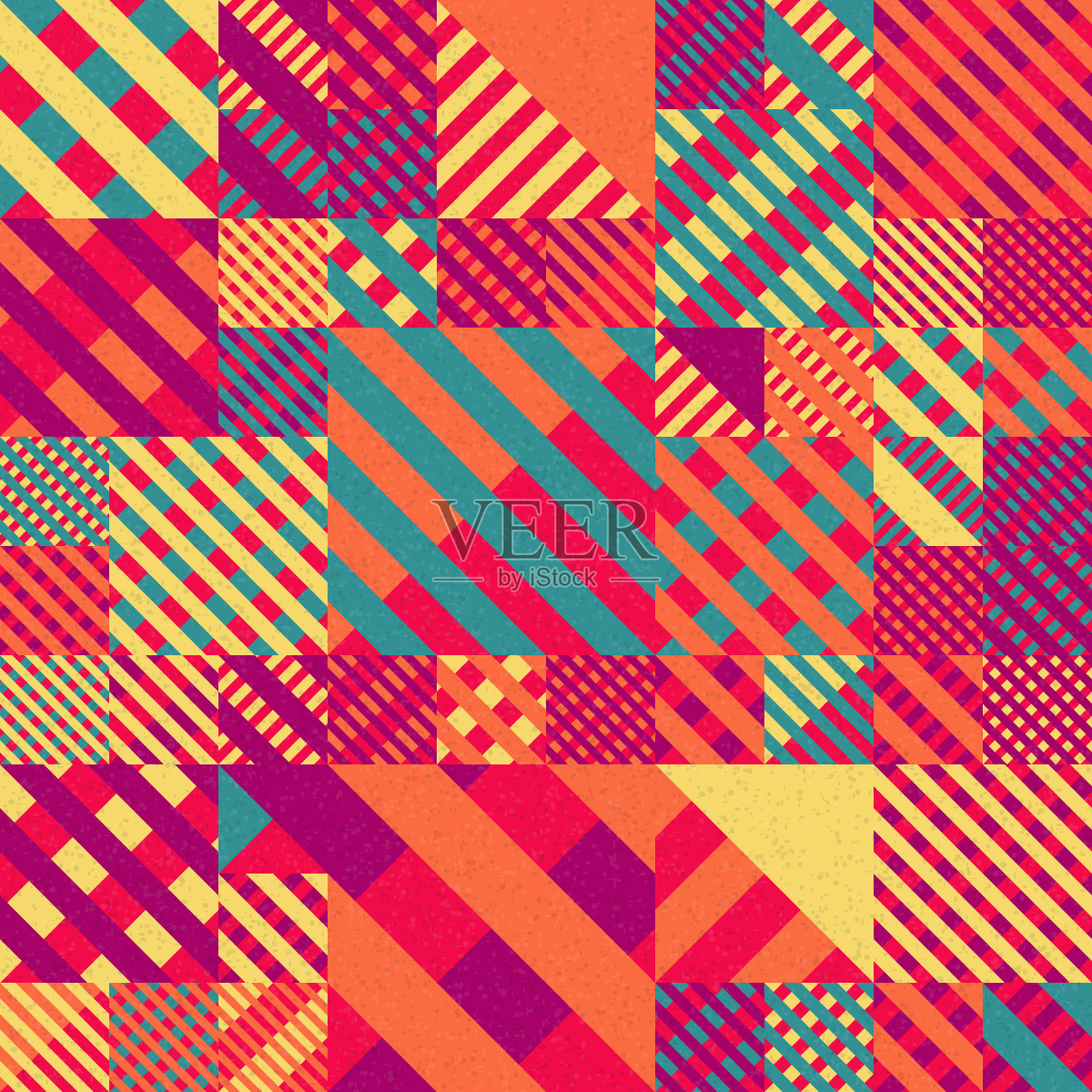 抽象几何图案生成计算艺术插图插画图片素材