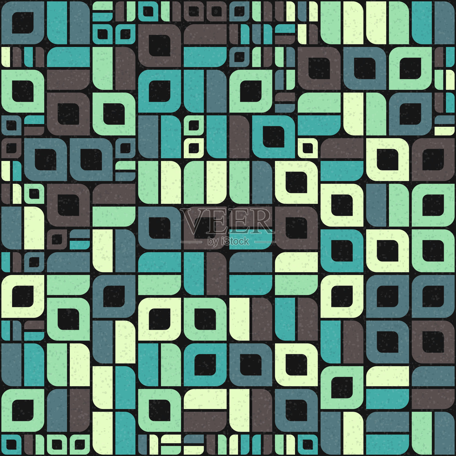 抽象几何图案生成计算艺术插图插画图片素材