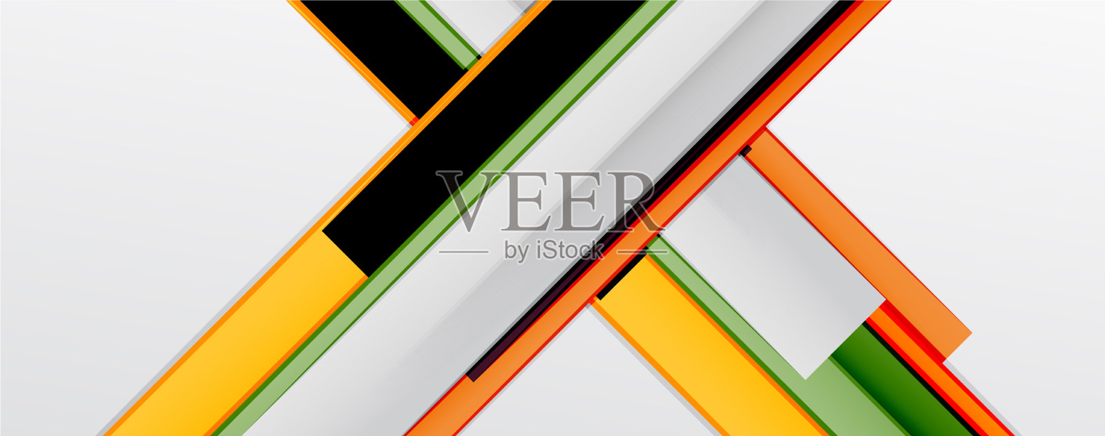 色彩抽象线条时尚几何背景插画图片素材