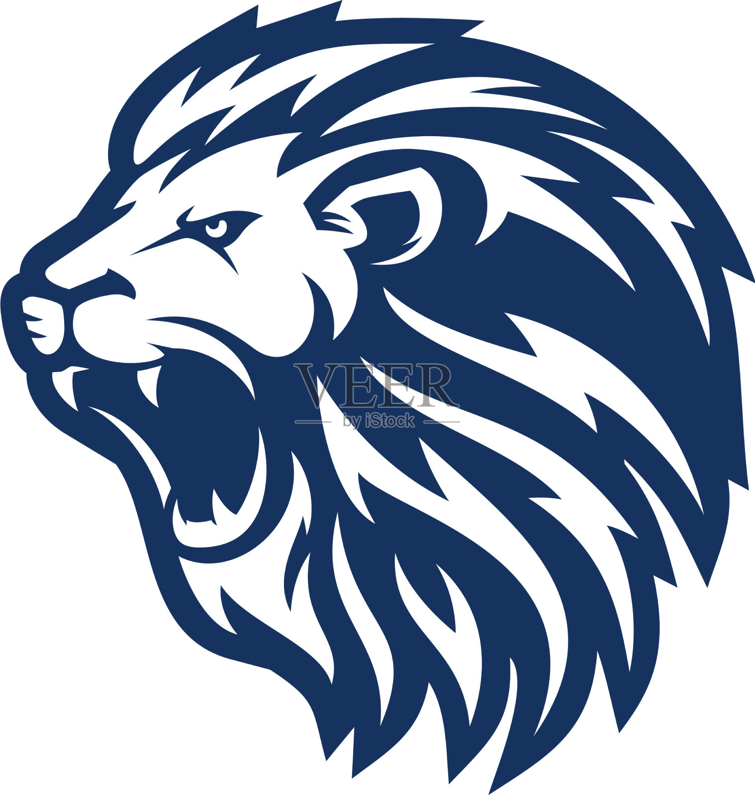 狮头标志设计模板设计元素图片