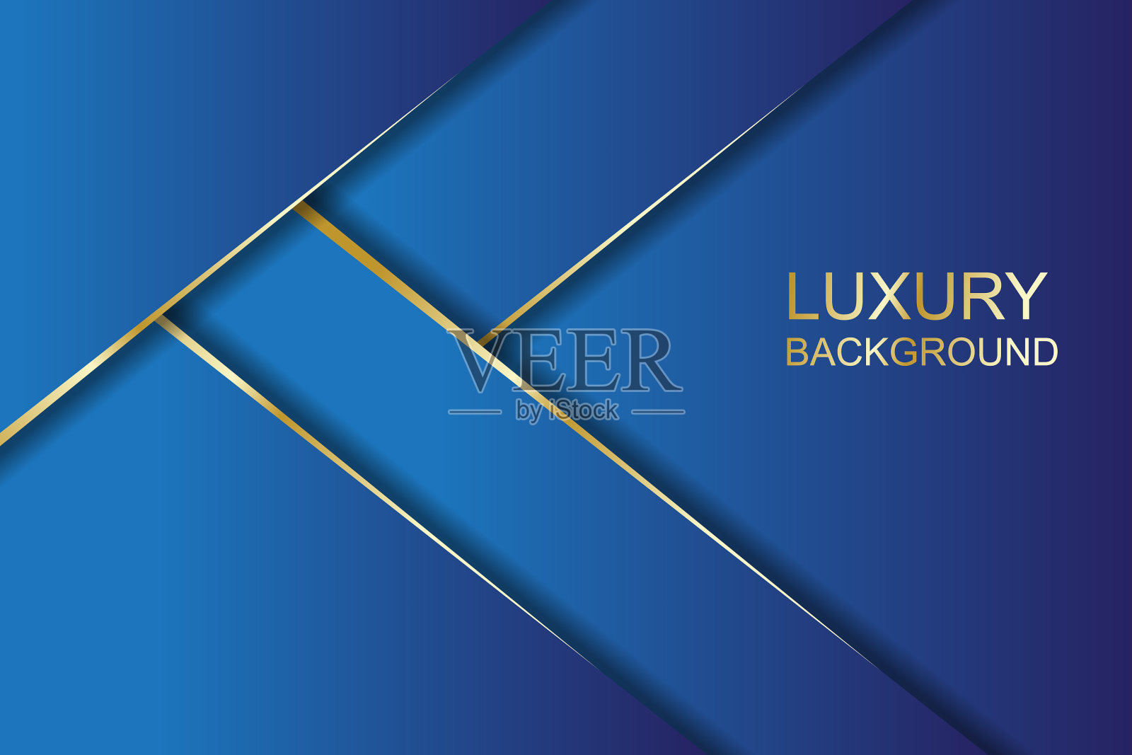 现代奢华背景配以金色线条和插画图片素材