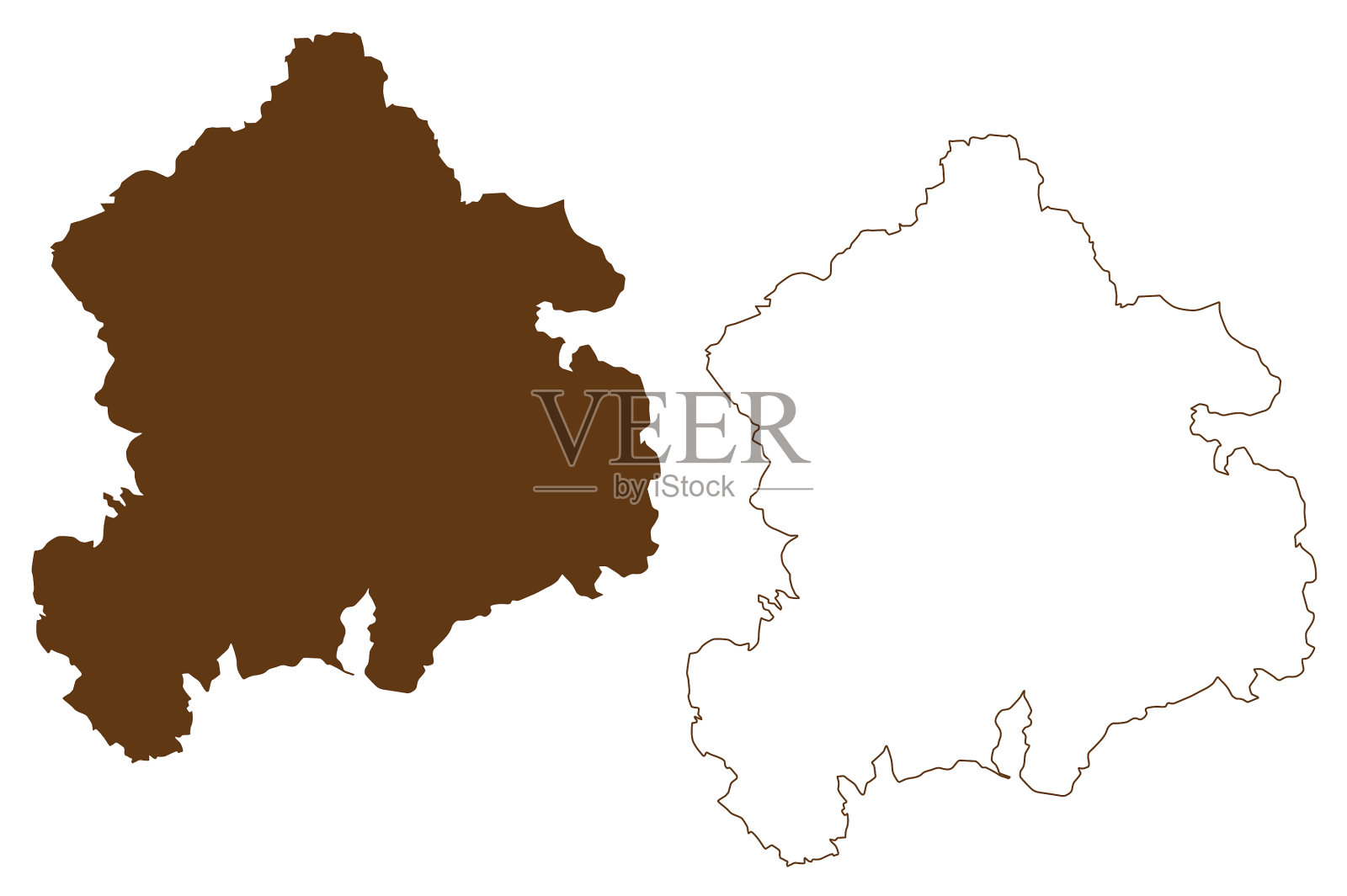 图特林根区联邦共和国德国插画图片素材