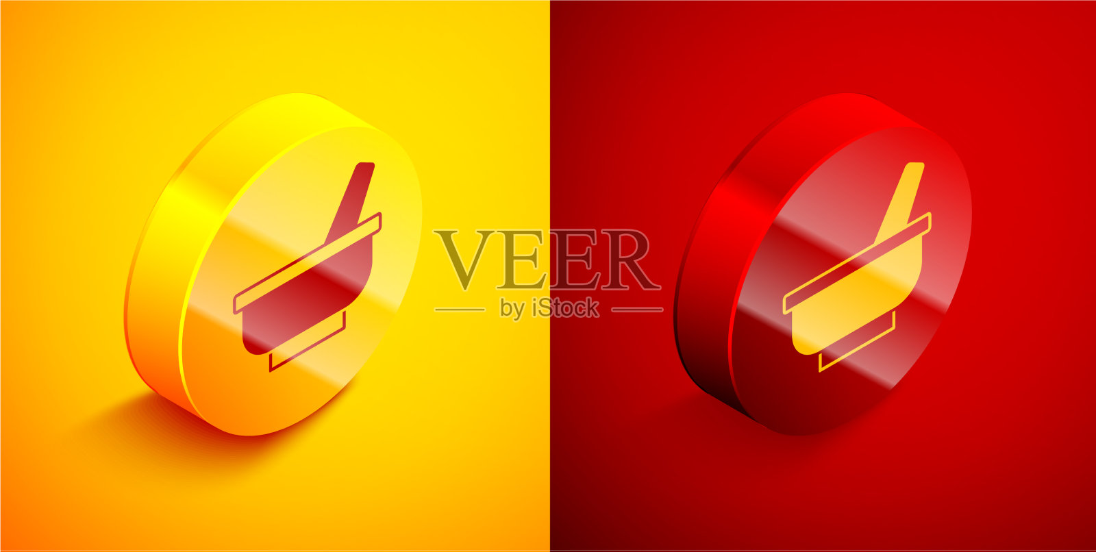 等距迫击炮和杵的图标隔离图标素材