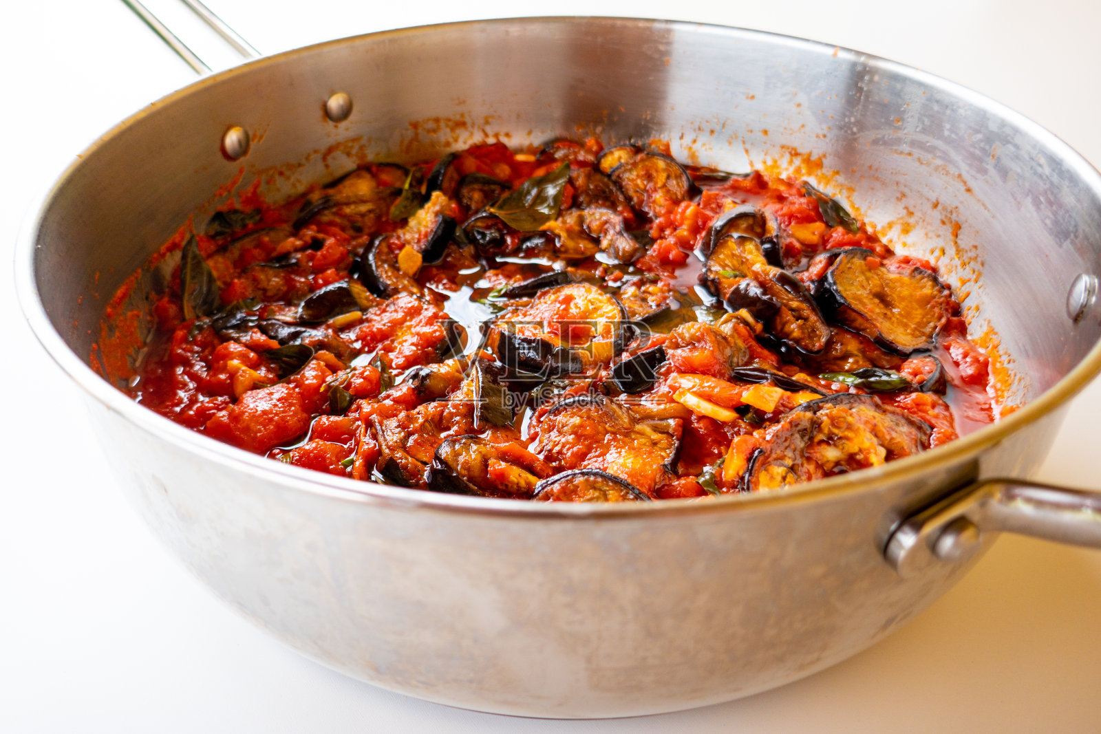 西西里茄子酱照片摄影图片