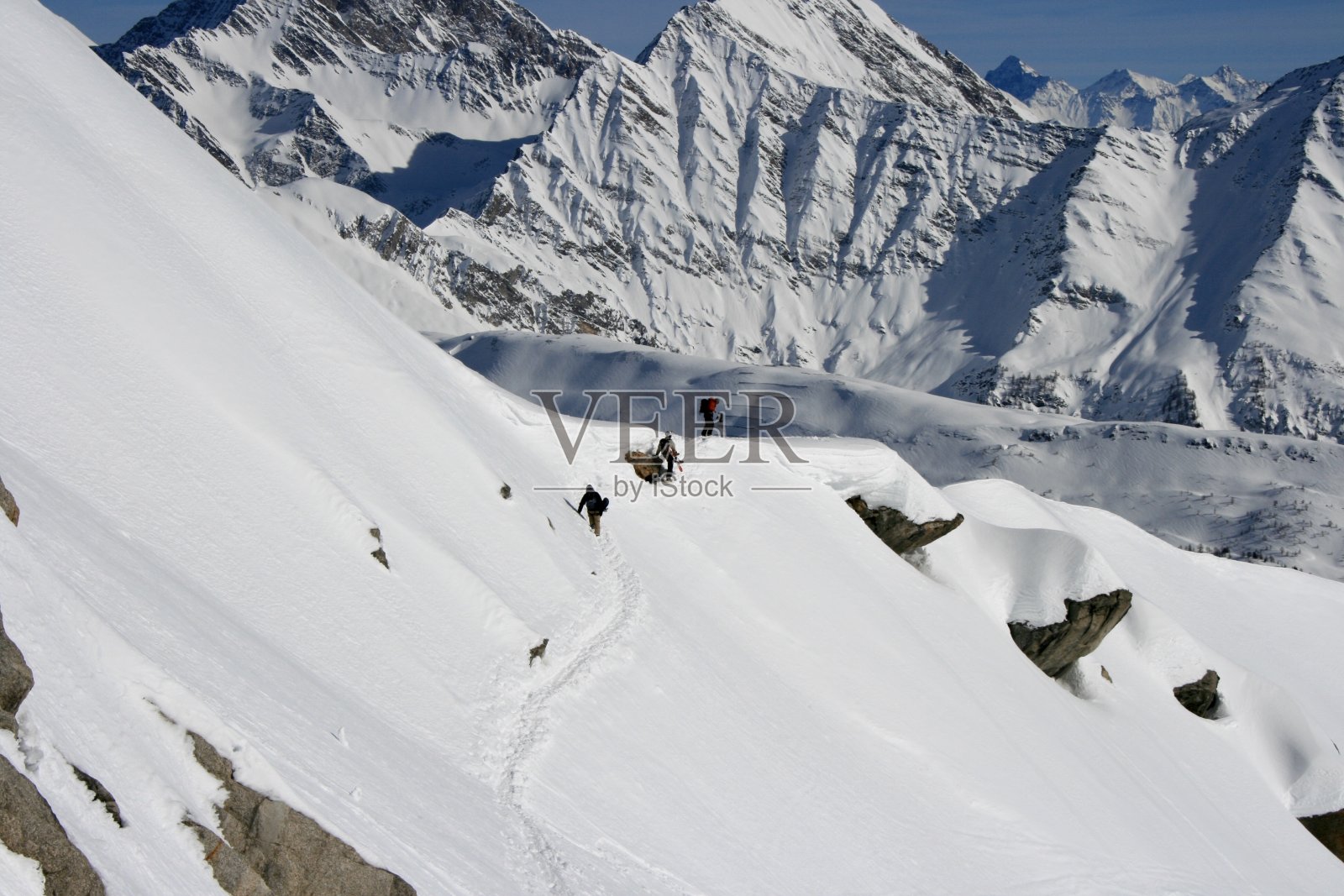 免费乘坐意大利库马约尔勃朗峰斜坡照片摄影图片