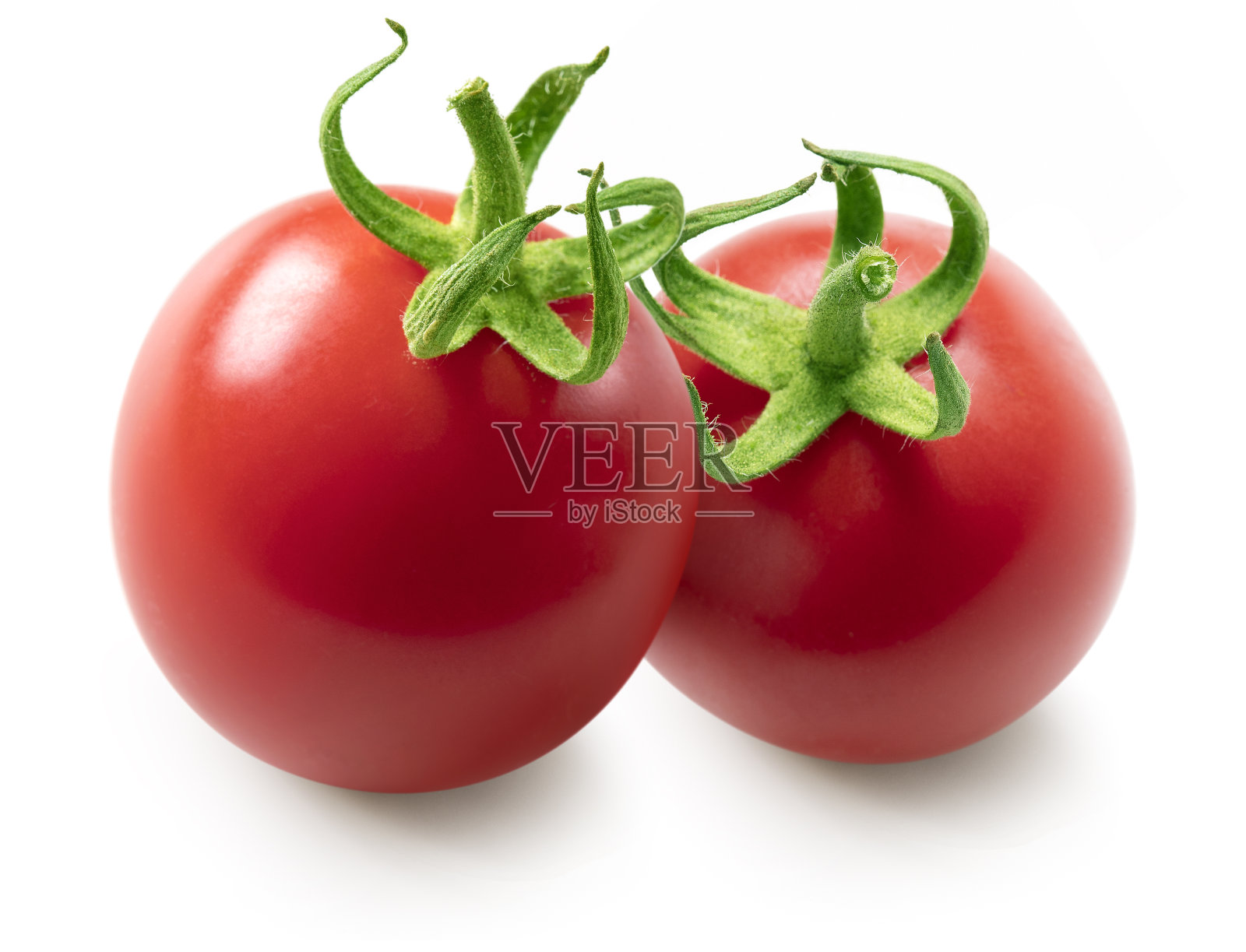 番茄孤立在白色背景。照片摄影图片