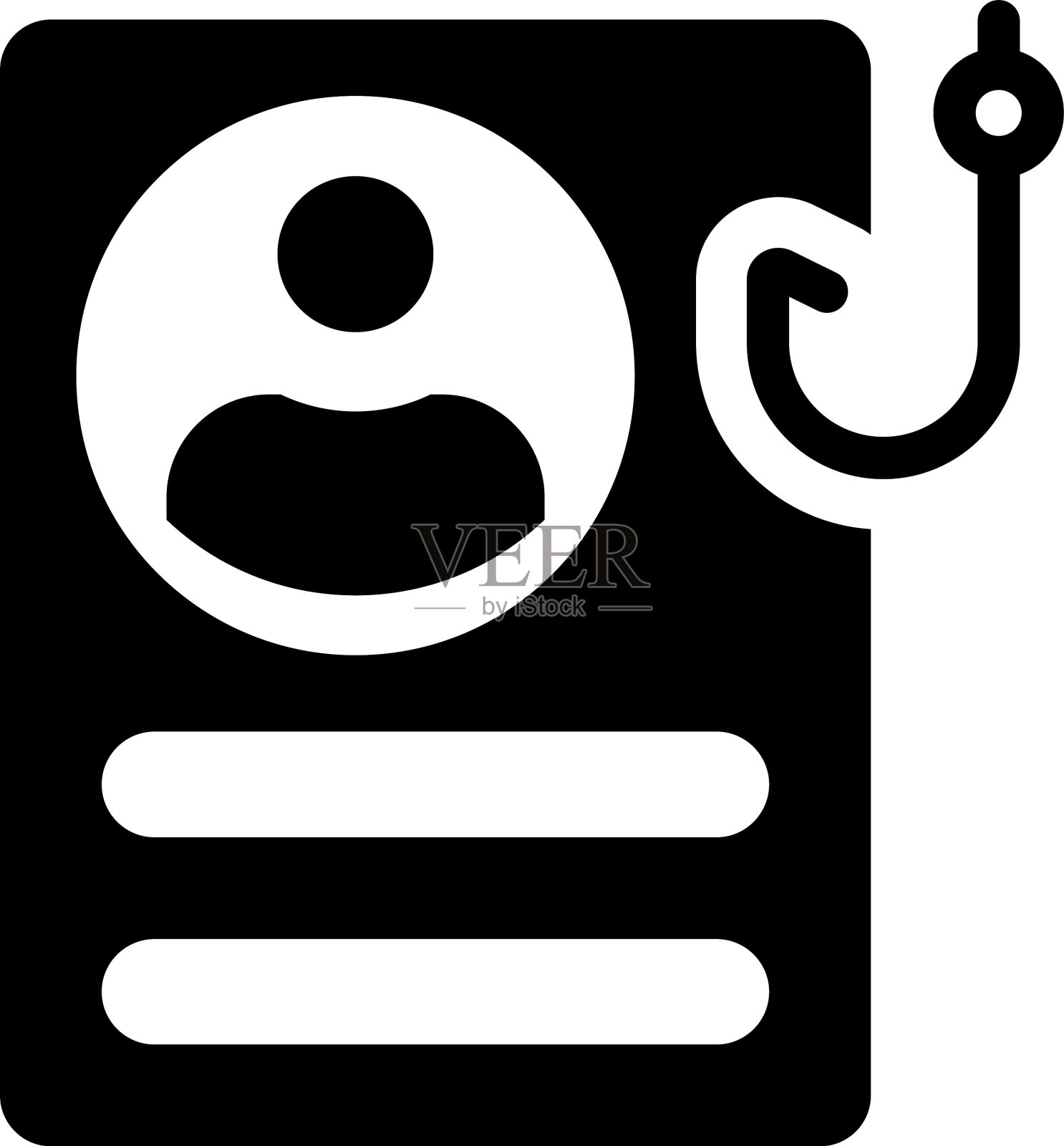 账户钓鱼图标素材