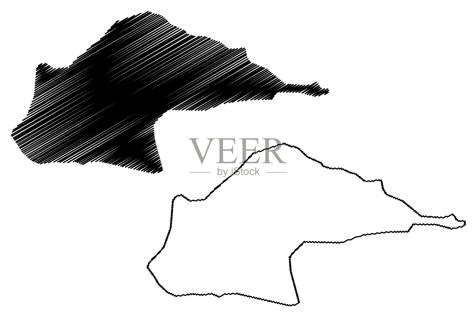 美佐基区民主共和国圣多美插画图片素材