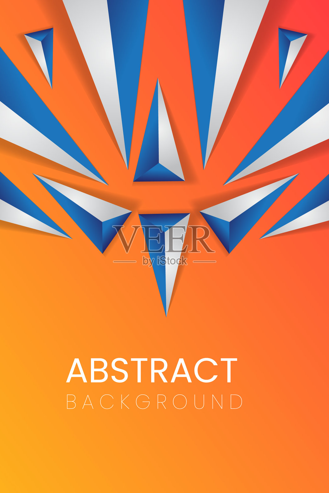 抽象多边形背景多边形几何插画图片素材