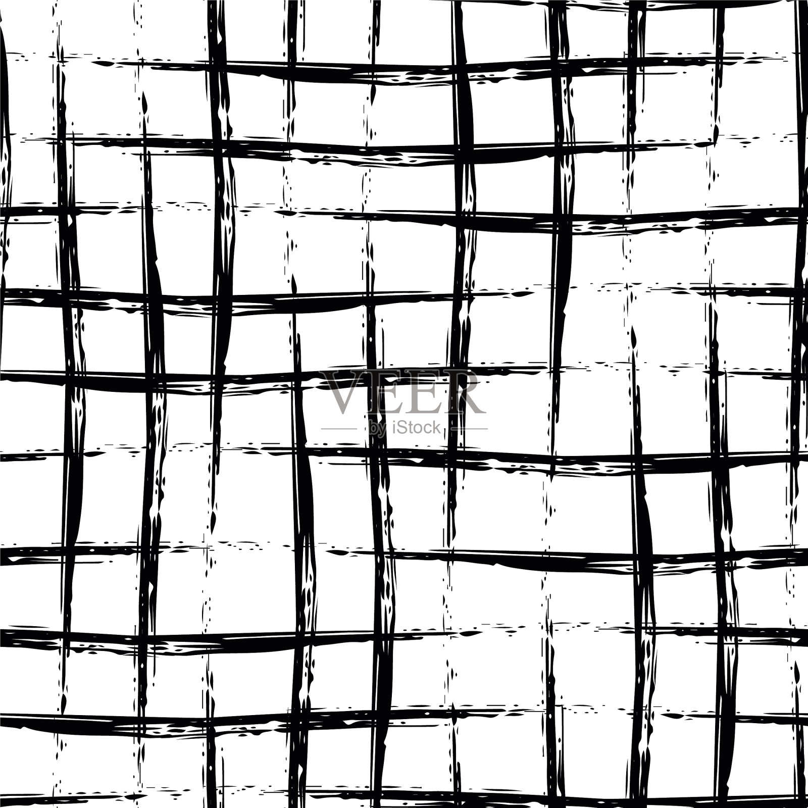 黑色粗麻布效果无缝图案插画图片素材