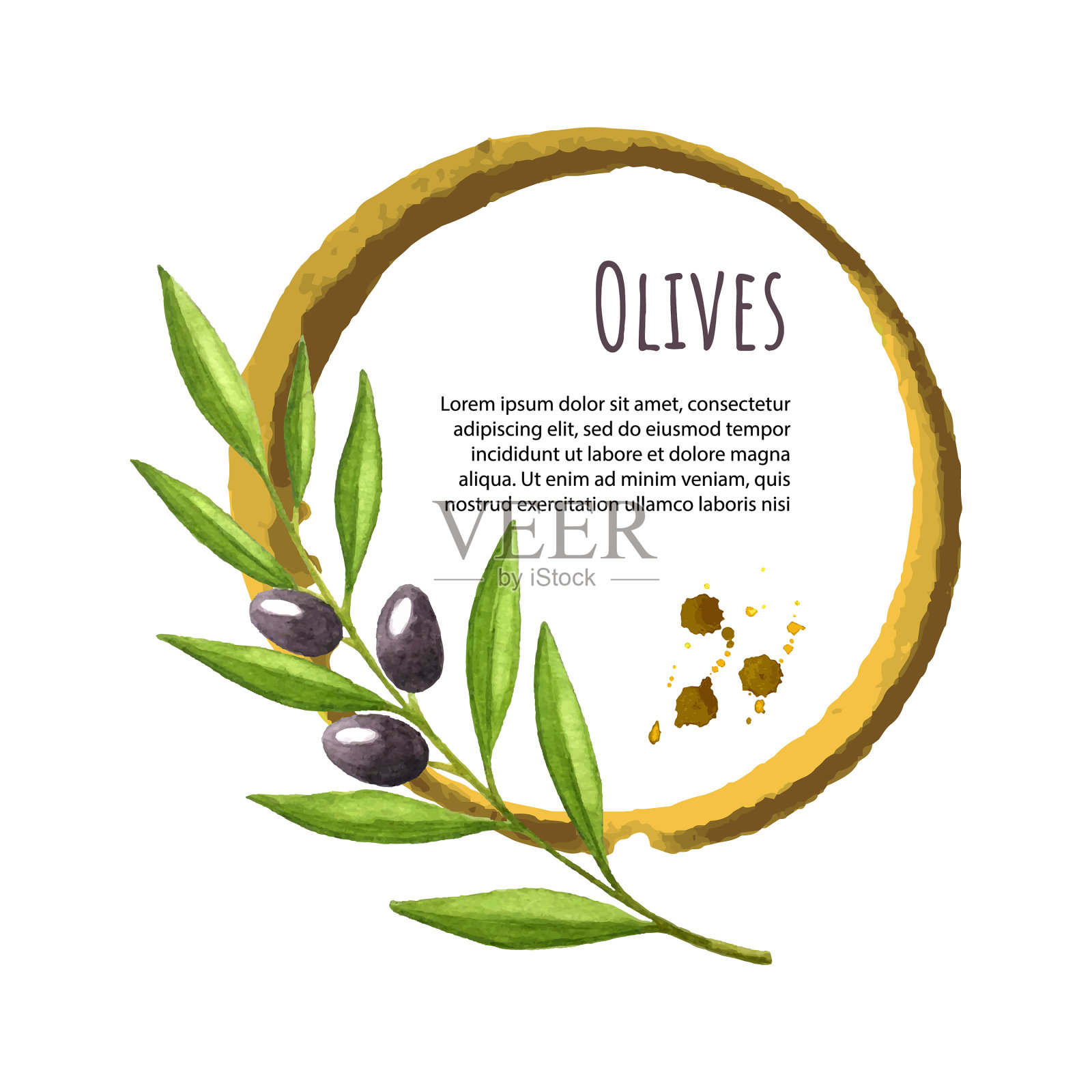 模板标签标志横幅明信片插画图片素材