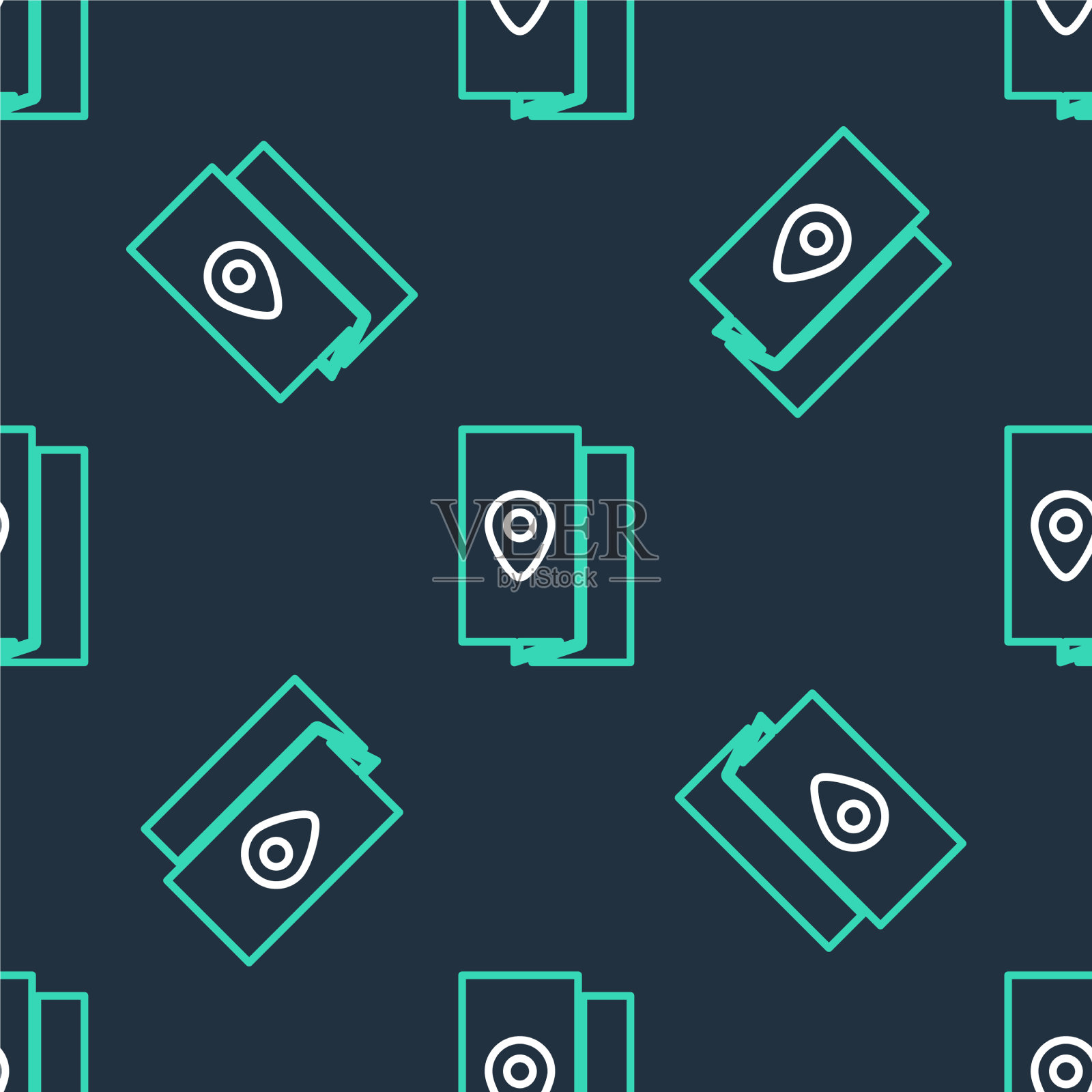 线封面书旅游指南图标孤立插画图片素材