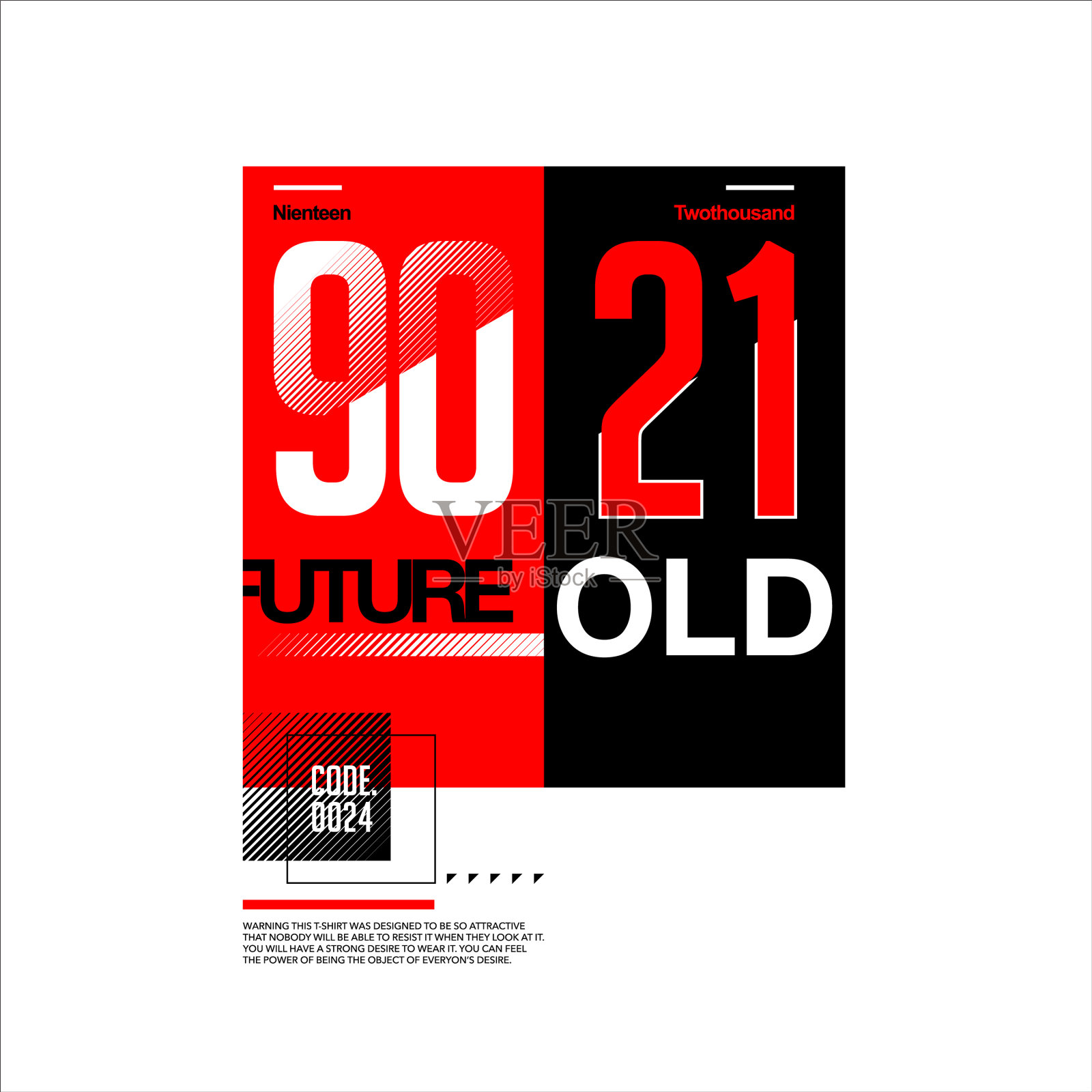 未来和古老的简单复古时尚插画图片素材