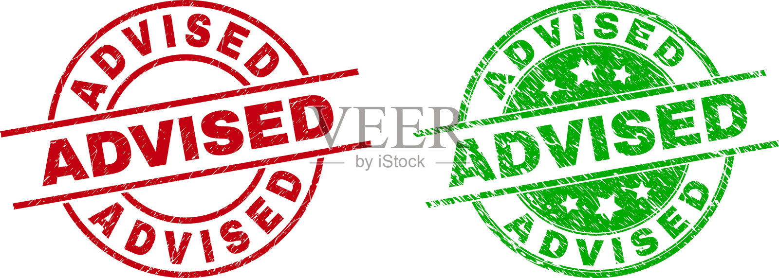 建议使用表面腐蚀的圆形徽章插画图片素材