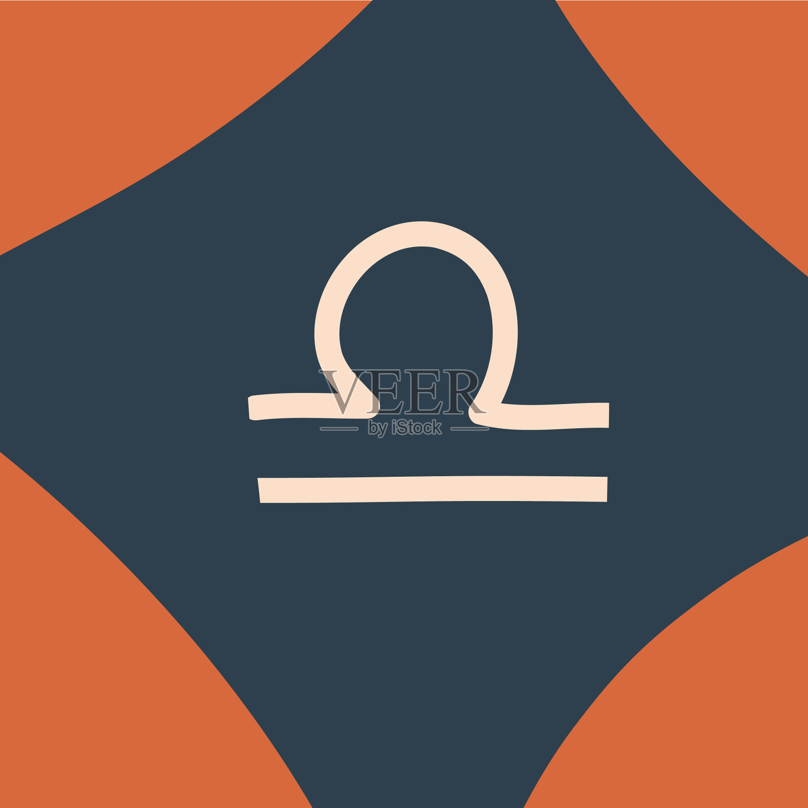 手绘抽象股票图形简单插画图片素材