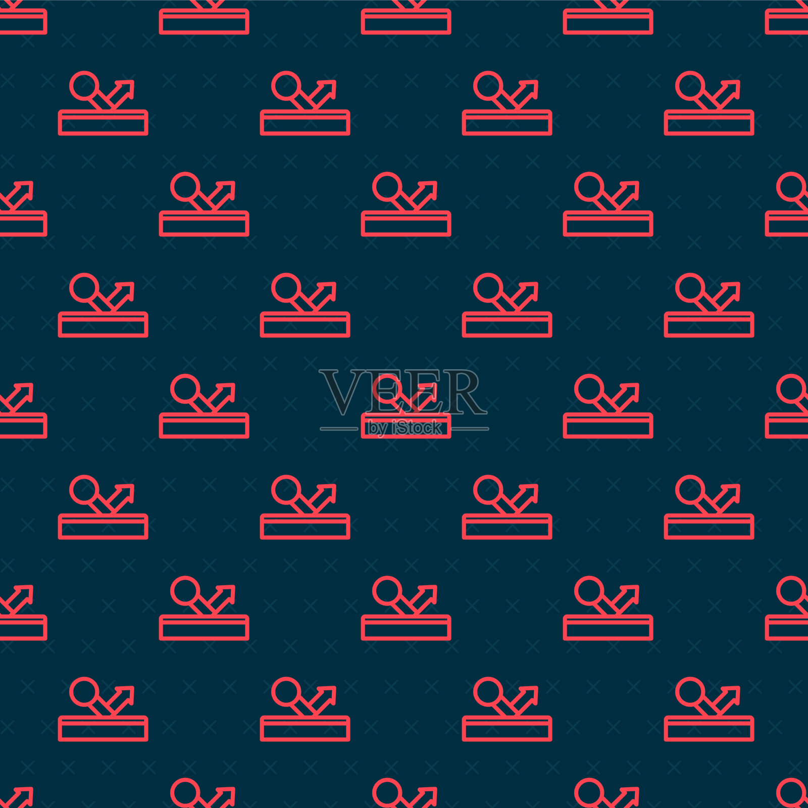 红色线台球，8号斯诺克台球图标素材