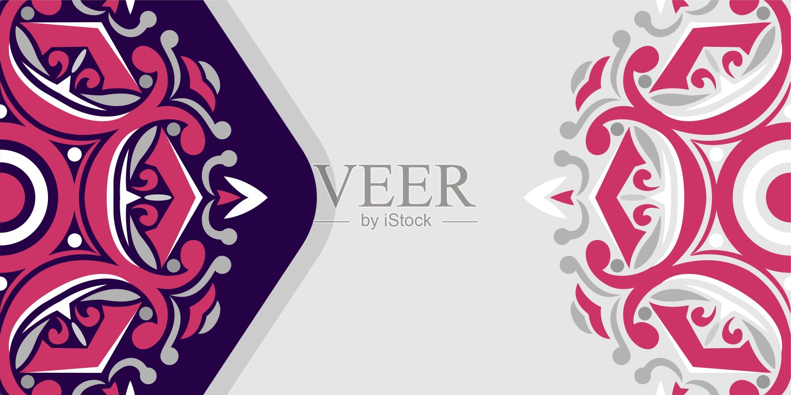 曼陀罗背景插画图片素材