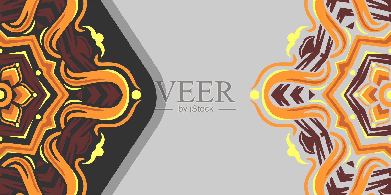 曼陀罗背景插画图片素材