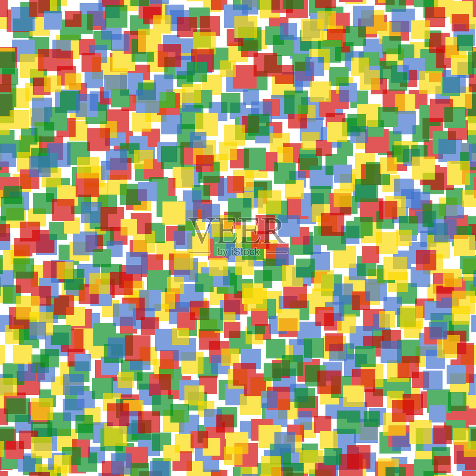 抽象无缝彩色背景与圈插画图片素材