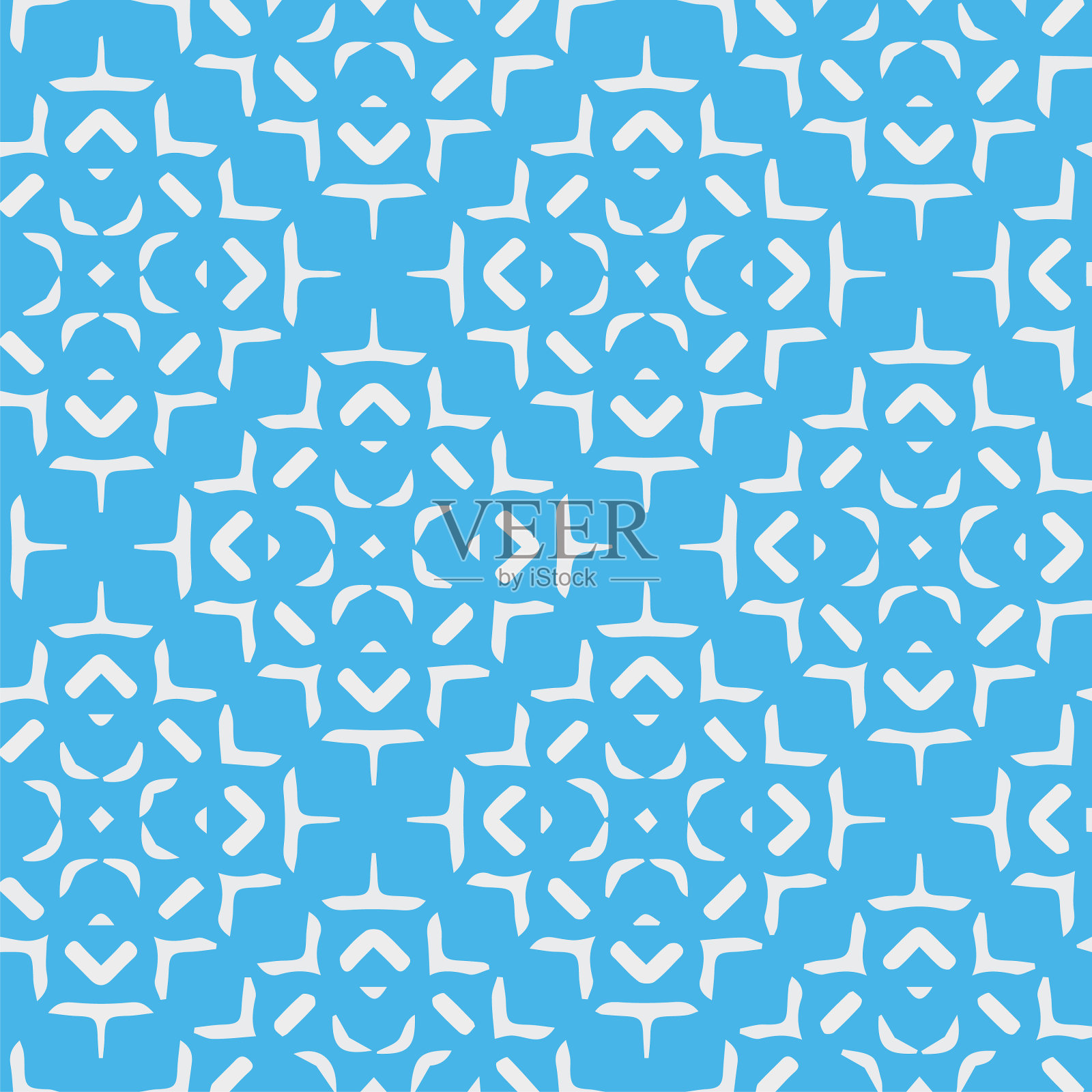 带有三角形元素的几何图案插画图片素材