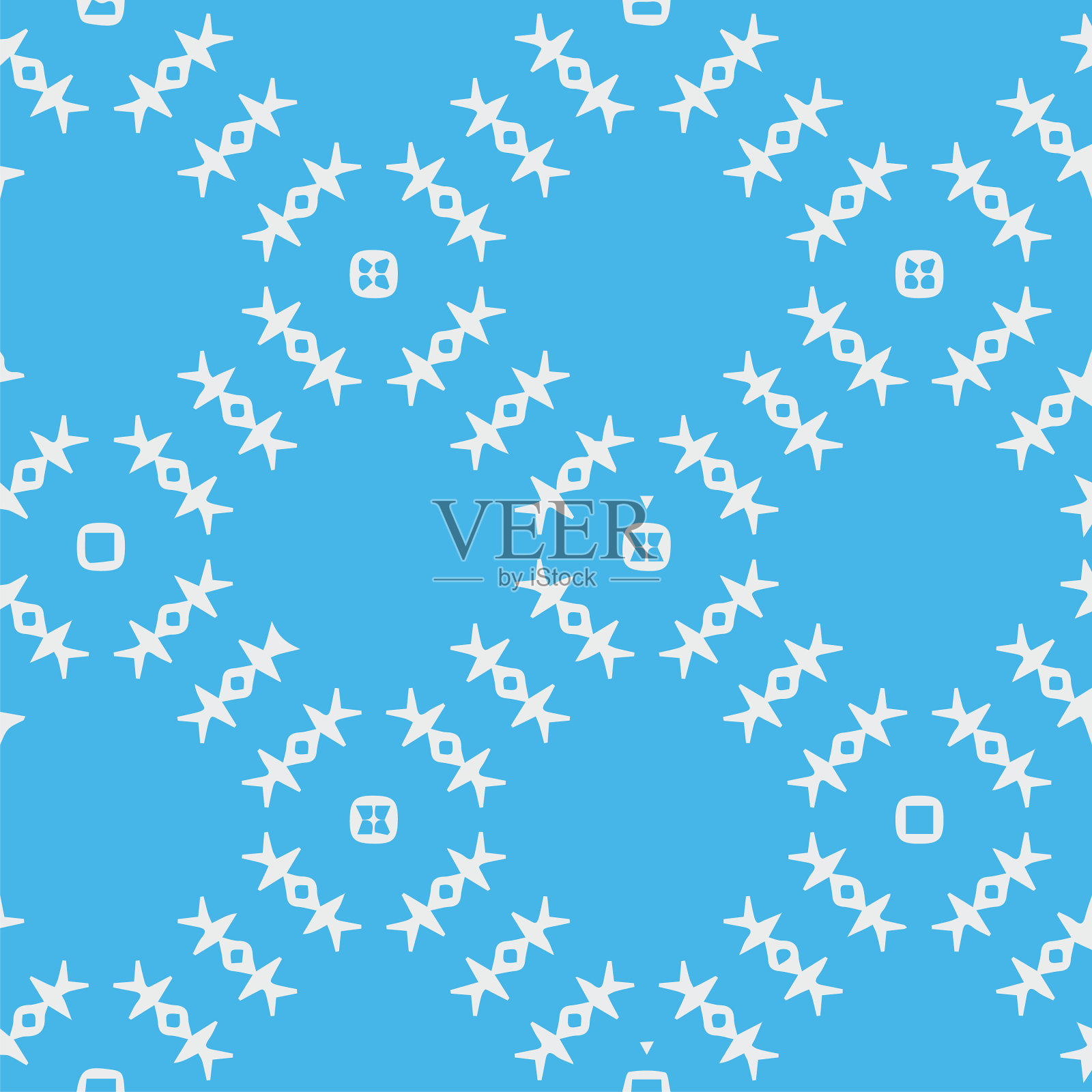 带有三角形元素的几何图案插画图片素材