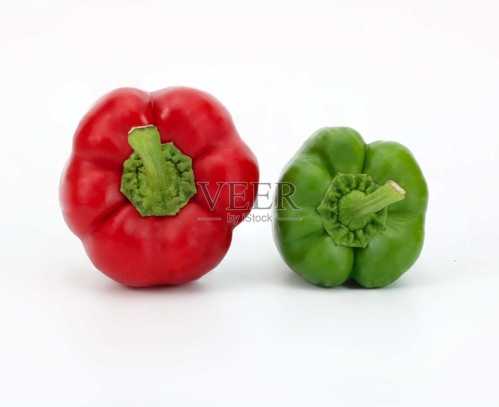 大红小绿的甜椒照片摄影图片