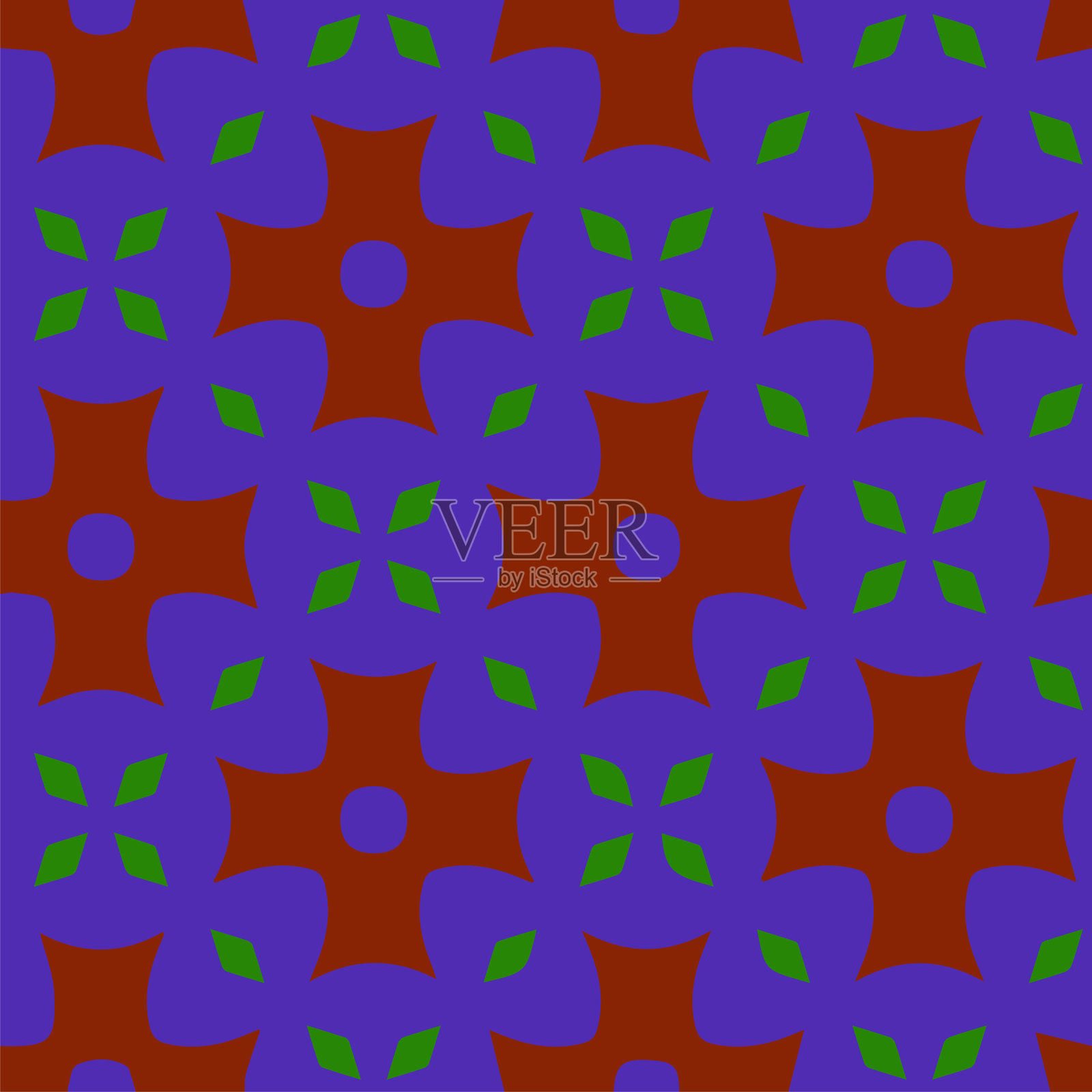 带有三角形元素的几何图案插画图片素材